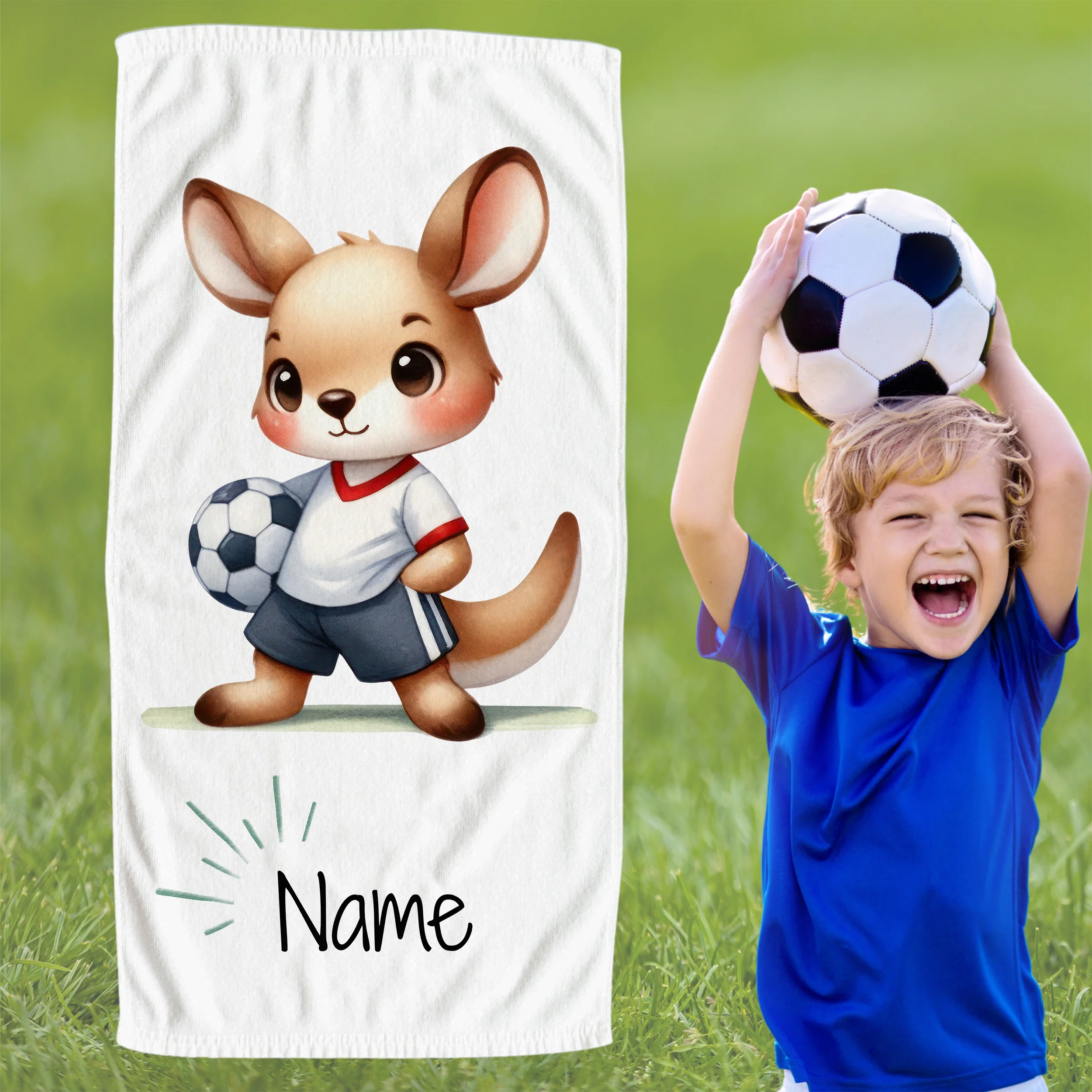Handtuch mit Fußball-Känguru - Image 4