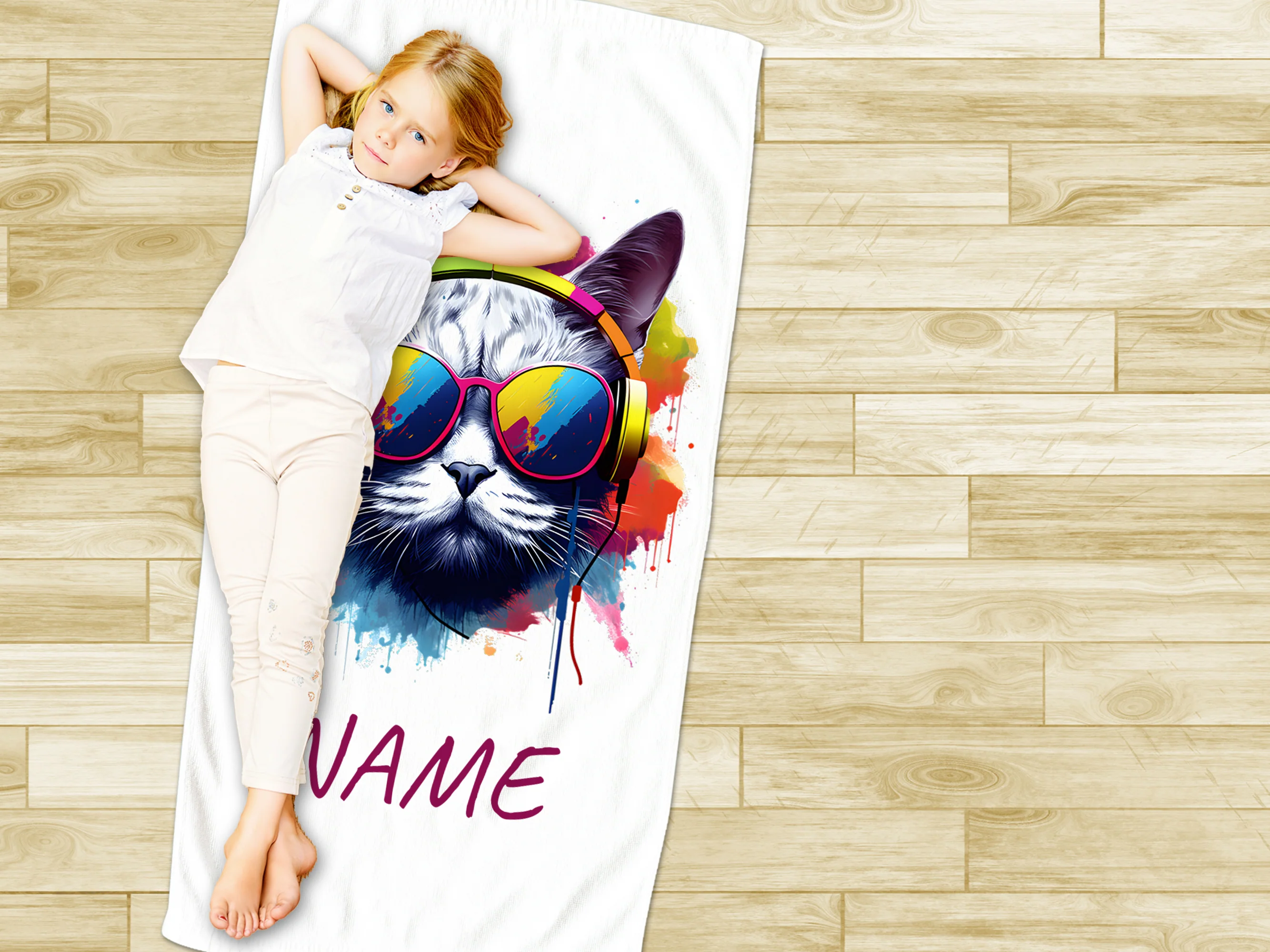 Handtuch mit Katzenmotiv - Für coole Katzenliebhaber - Image 3