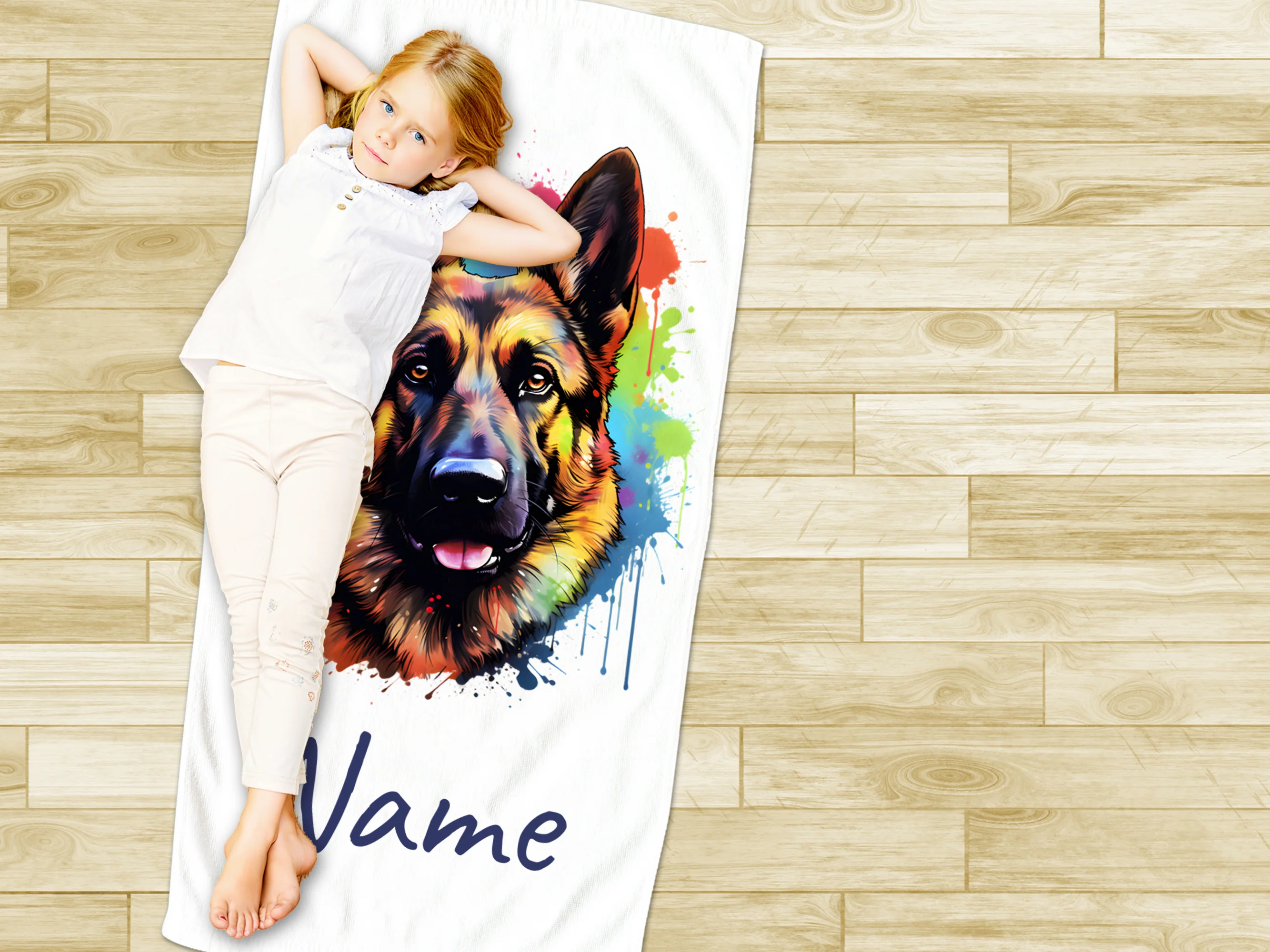 Handtuch mit Schäferhund - Image 3