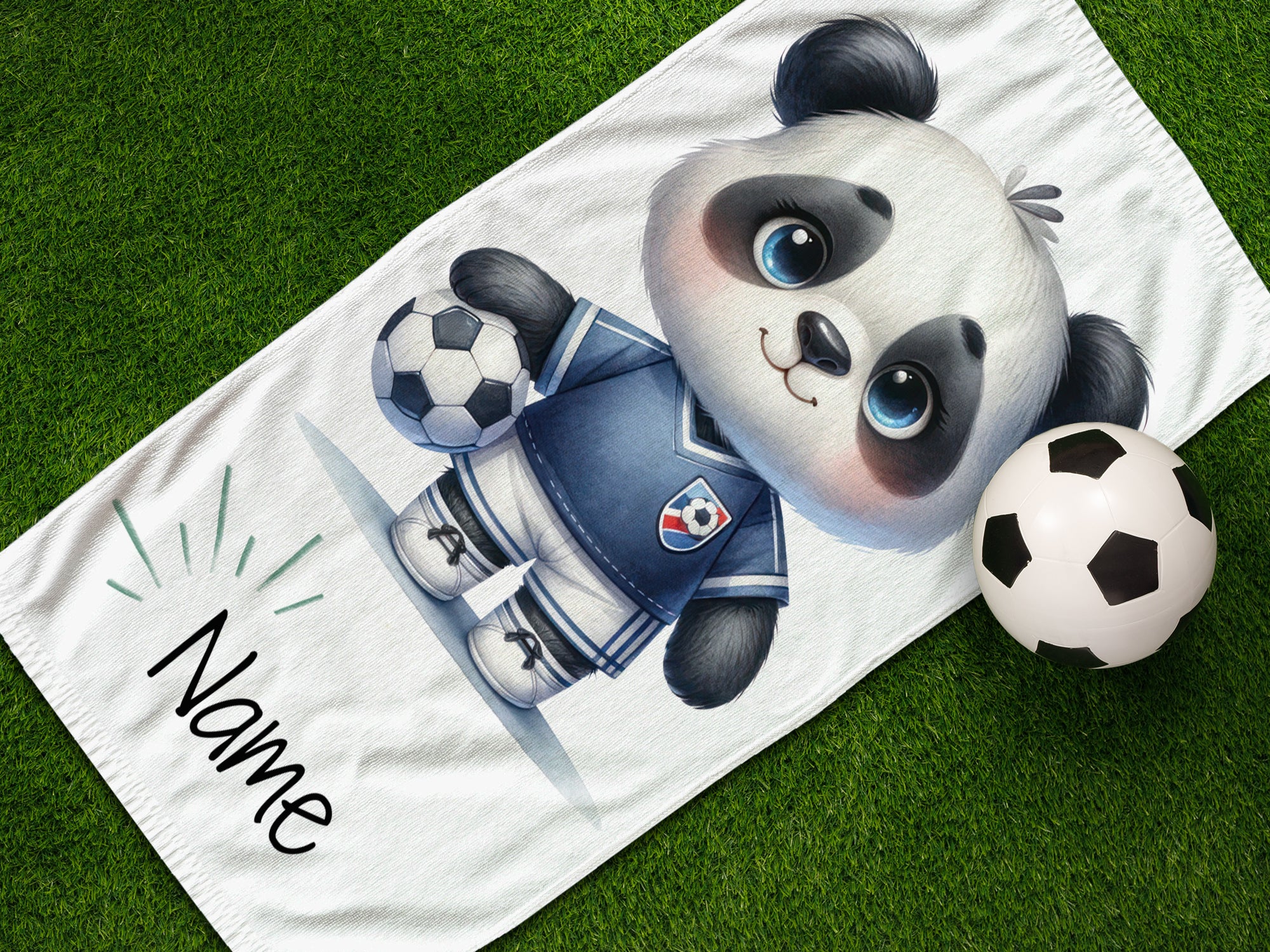 Handtuch Panda Fußball - Image 3
