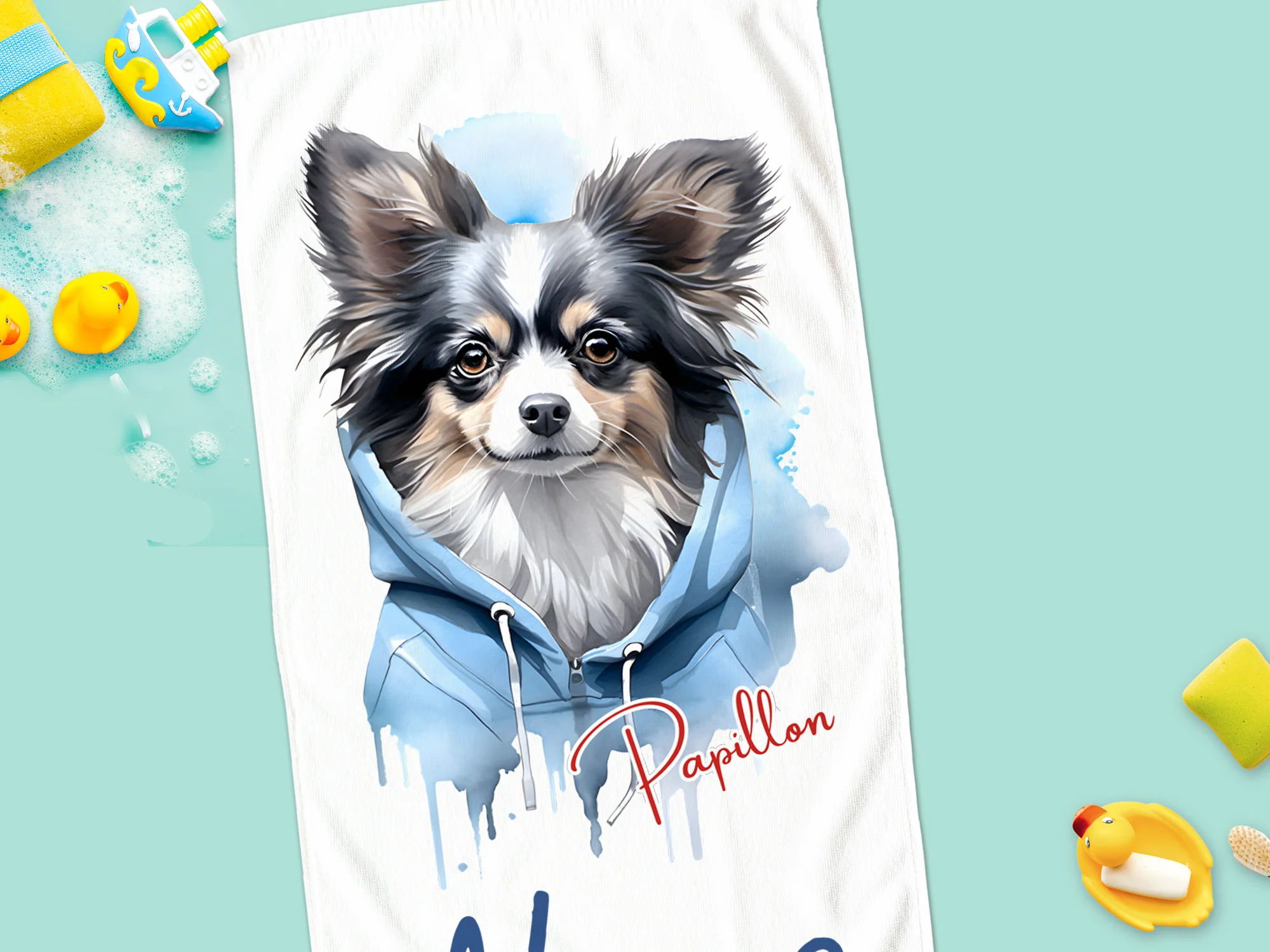 Handtuch Papillon - Für Hundeliebe und Individualität - Image 4