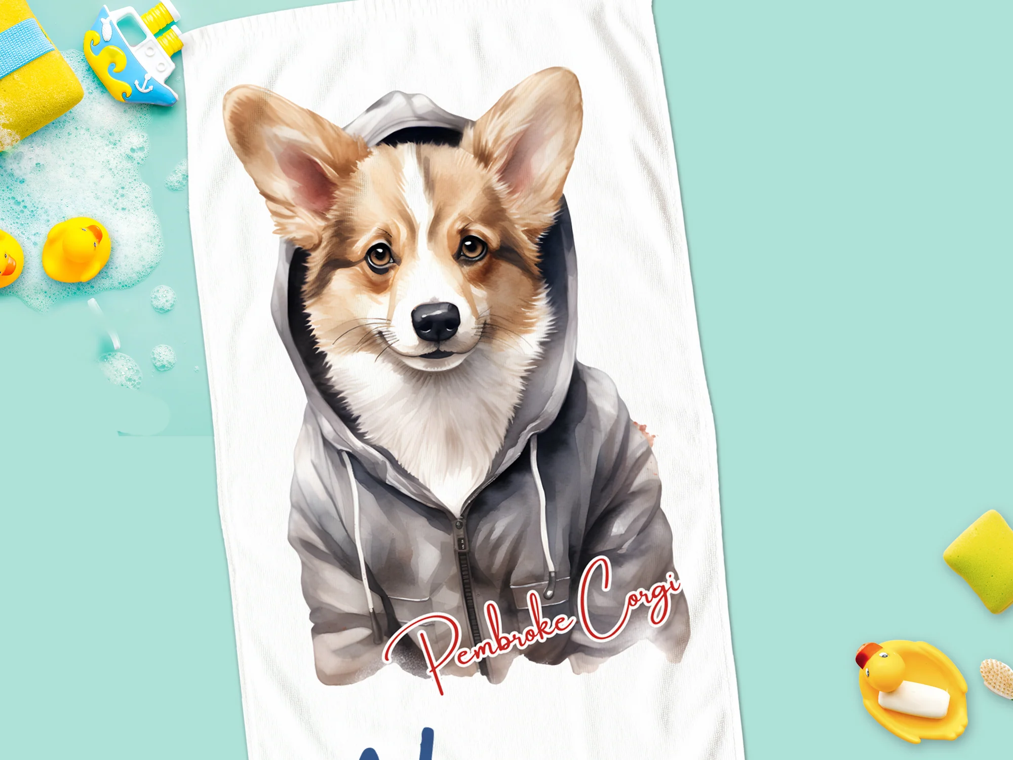 Handtuch Pembroke Corgi - Image 4