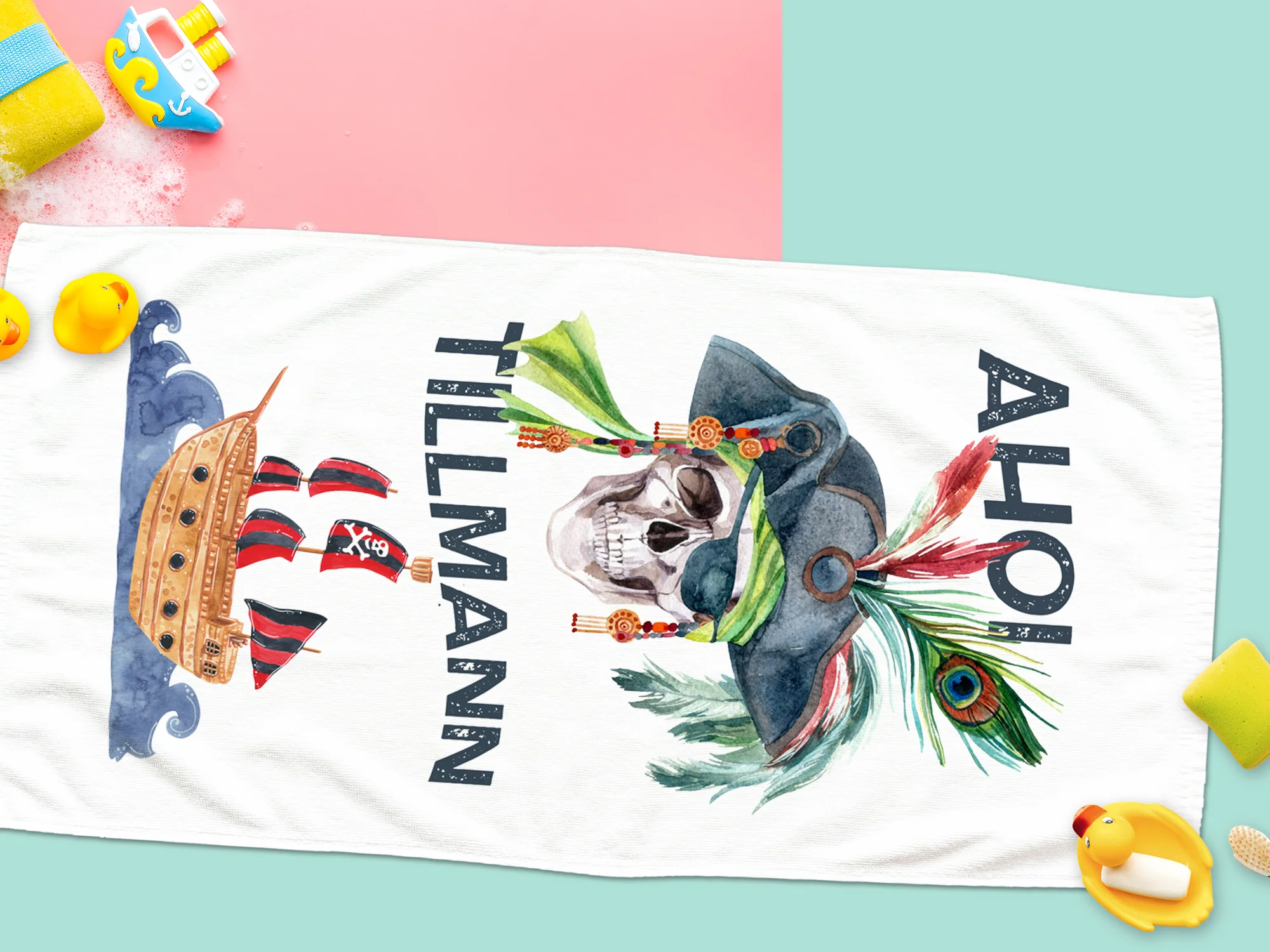 Handtuch Piratenmotiv - Image 4