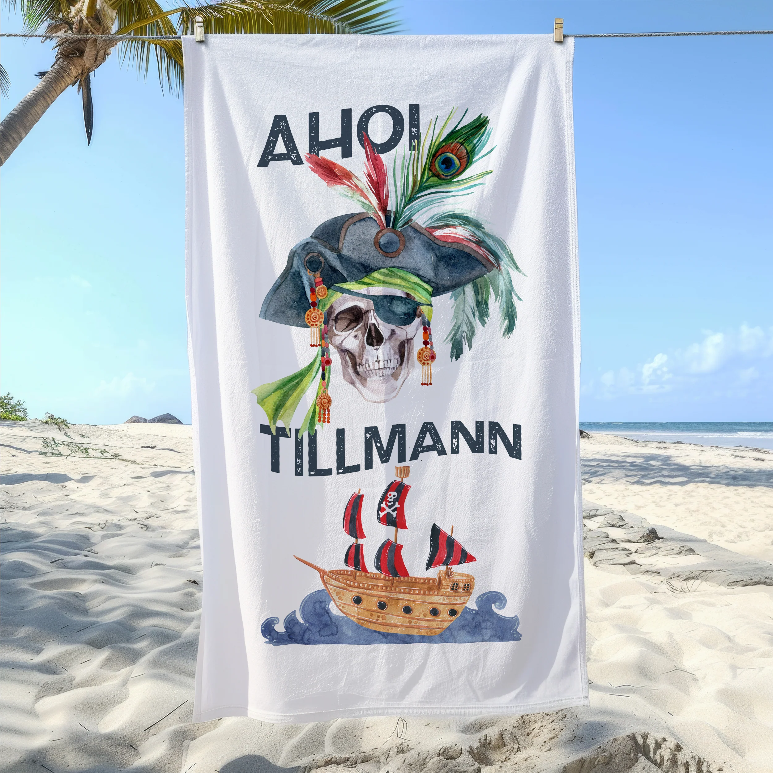 Handtuch Piratenmotiv - Image 5