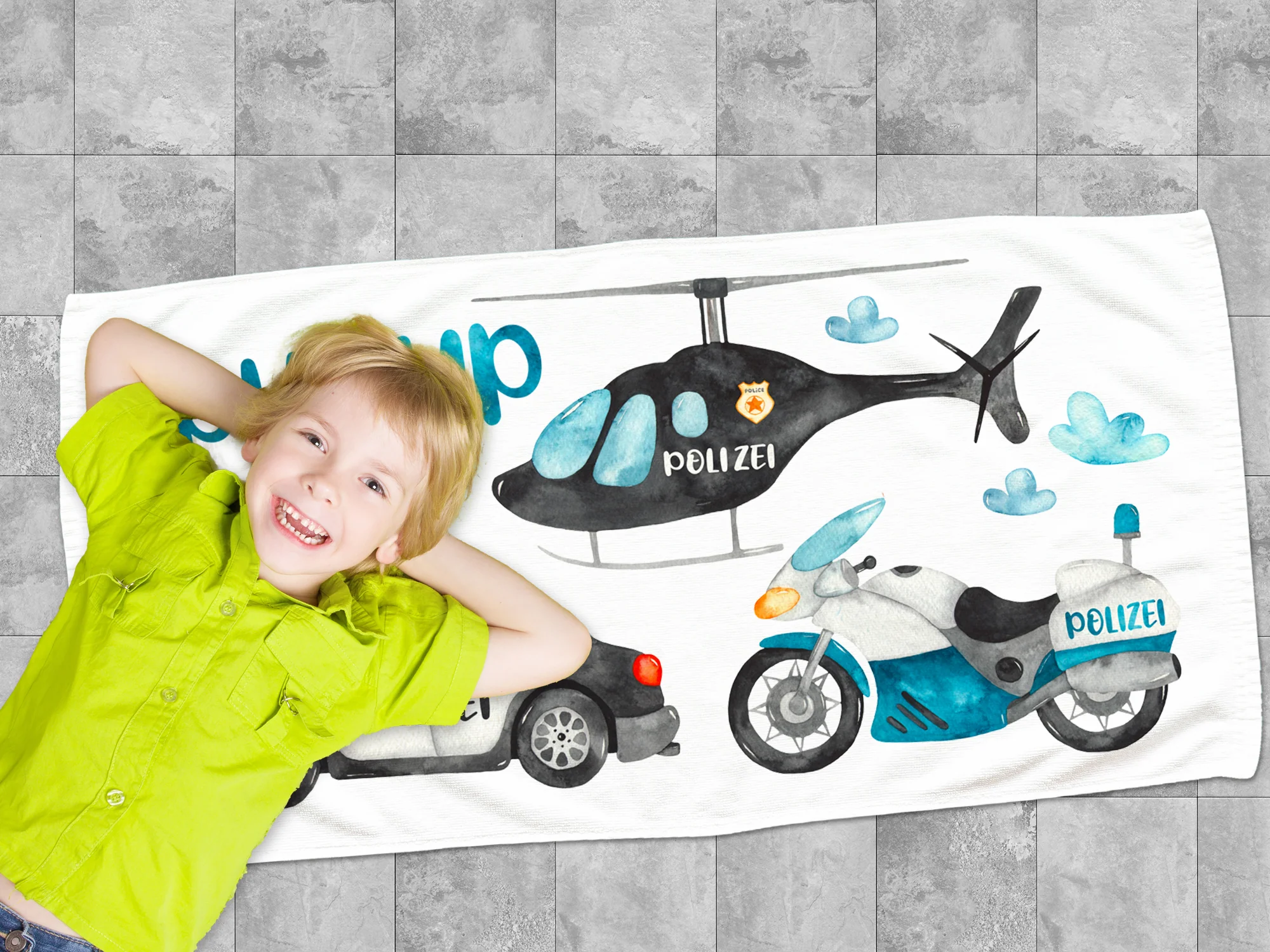 Handtuch Polizei-Motiv - Image 3