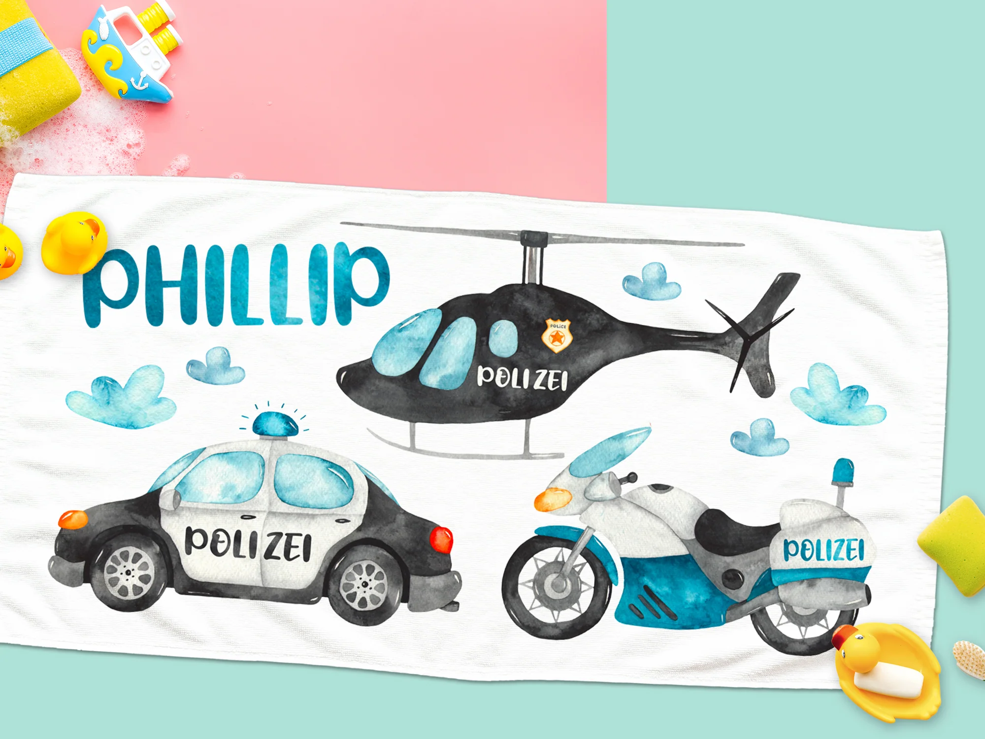Handtuch Polizei-Motiv - Image 4
