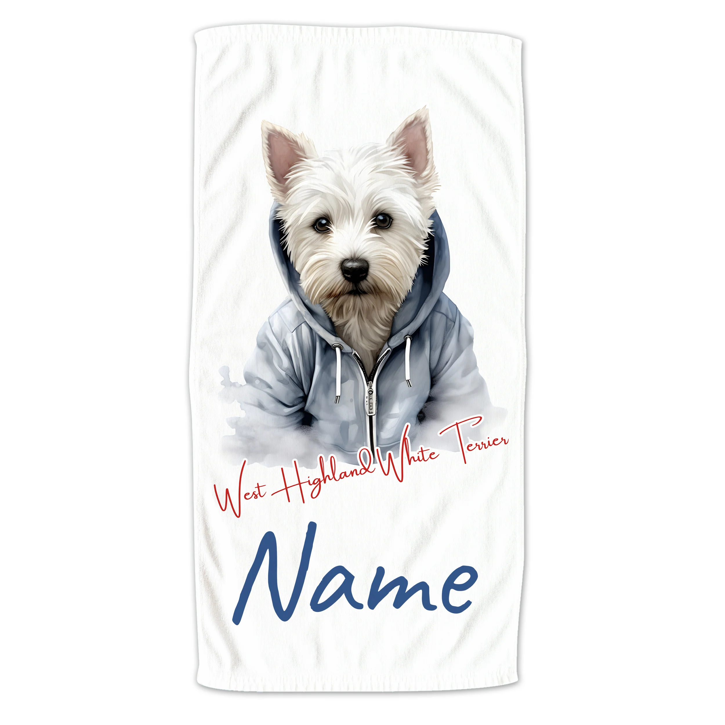 Handtuch West Highland White Terrier - Für Hundeliebe nach dem Baden