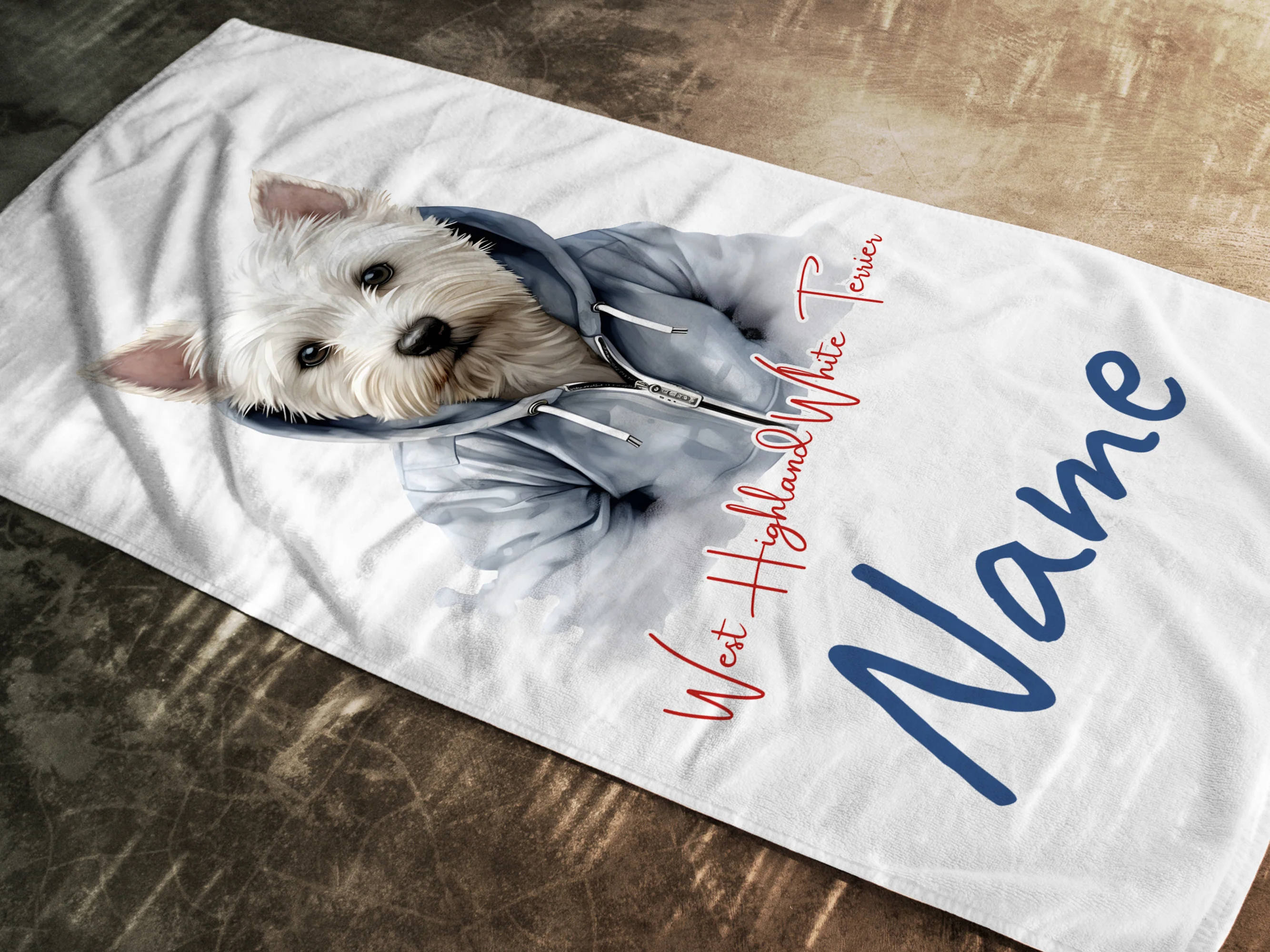 Handtuch West Highland White Terrier - Für Hundeliebe nach dem Baden - Image 2