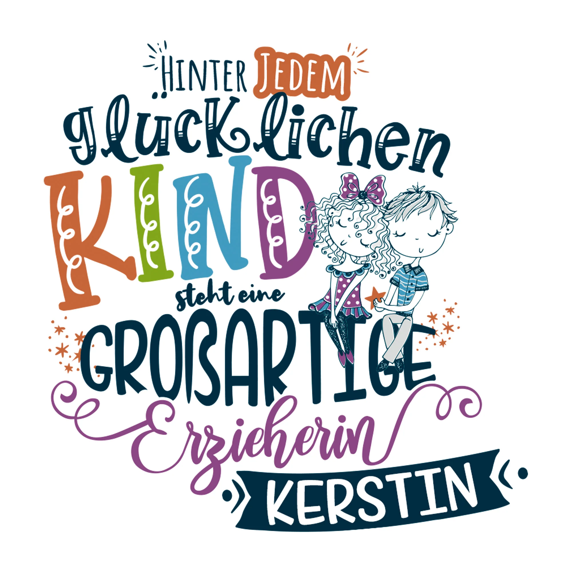 Kaffeebecher Hinter jedem glücklichen Kind - Image 3