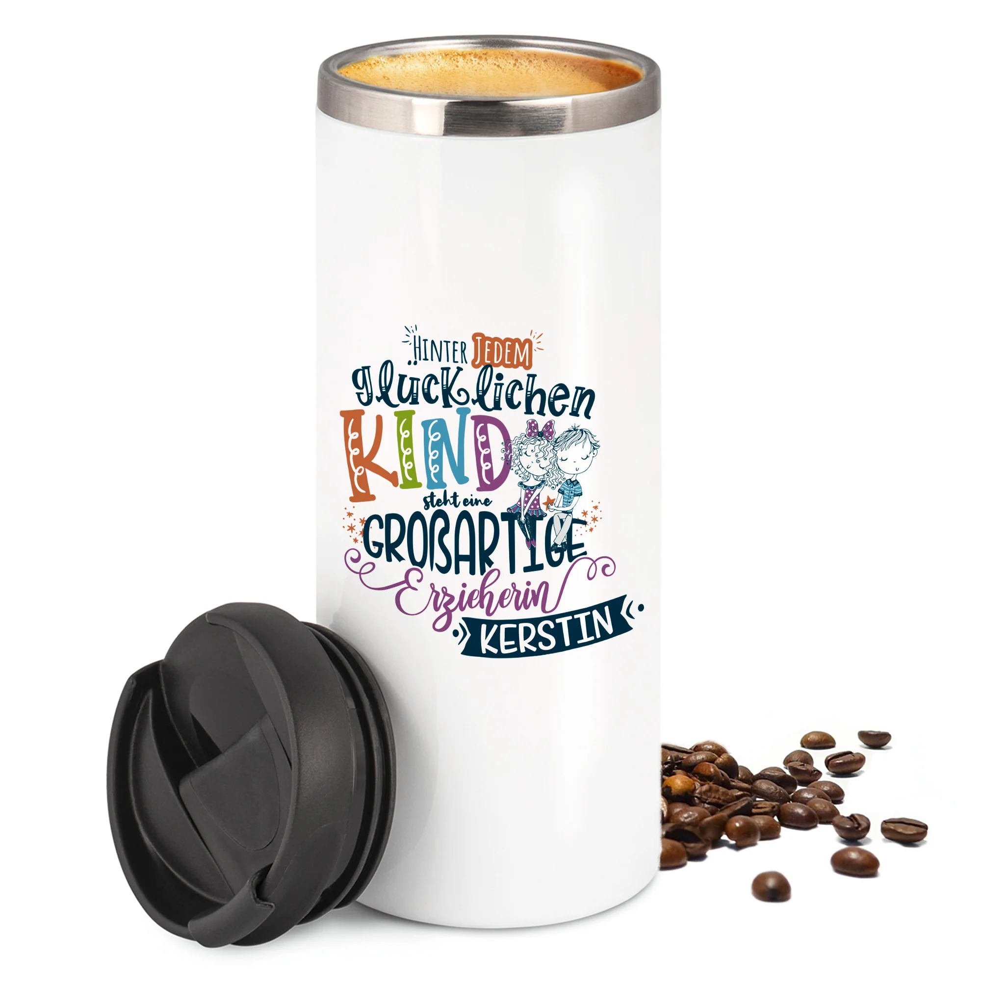 Kaffeebecher Hinter jedem glücklichen Kind - Image 5