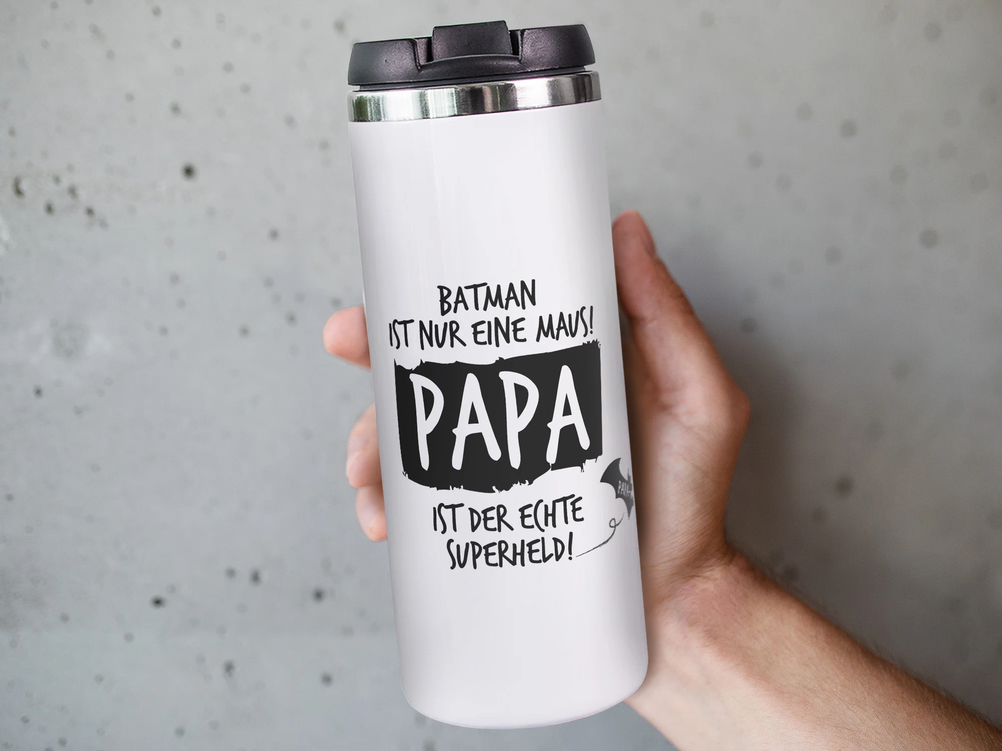 Thermobecher Papa – Der echte Superheld - Image 3