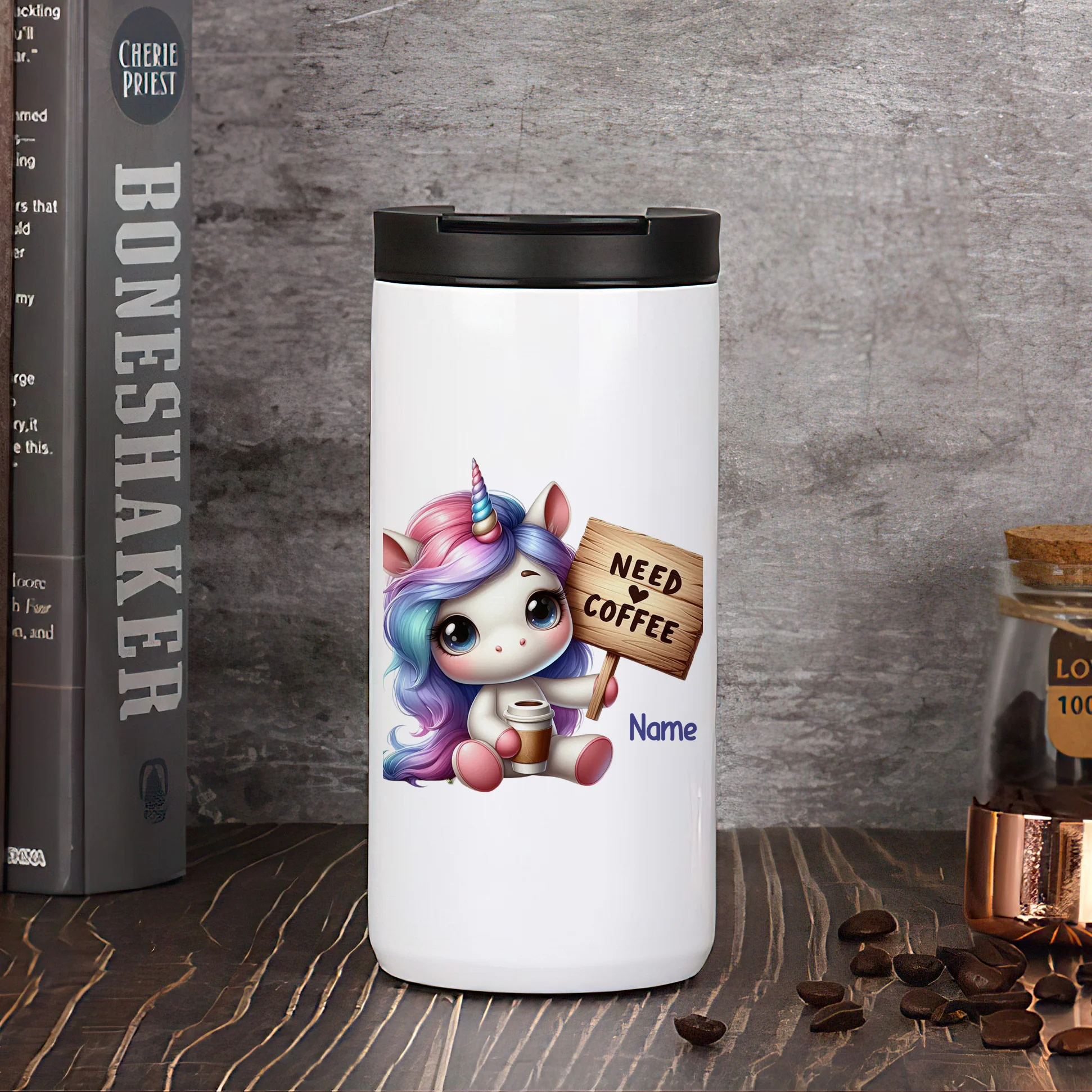 Kaffeebecher Einhorn mit Kaffeetasse - Image 2