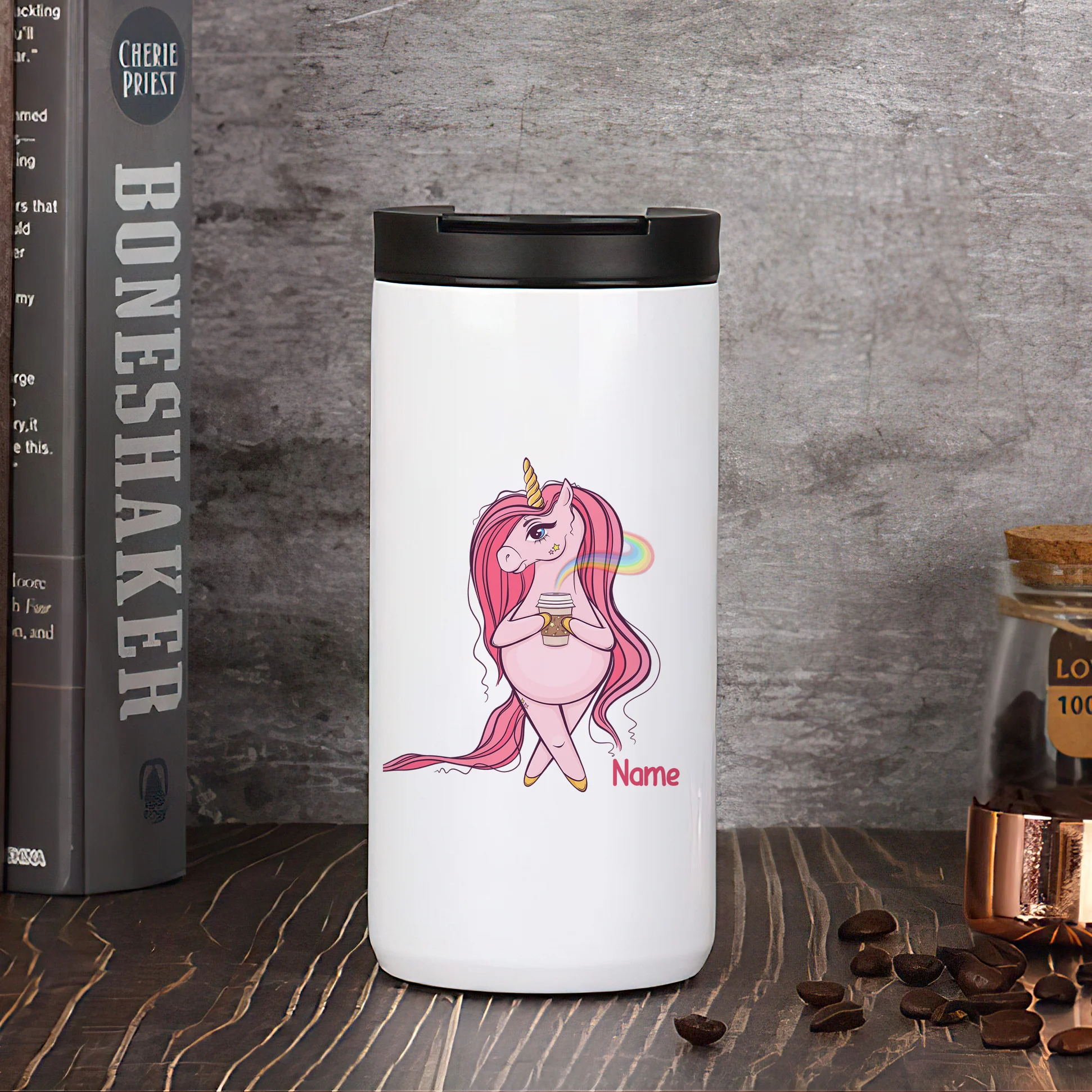 Kaffeebecher Einhorn mit Regenbogen - Image 2