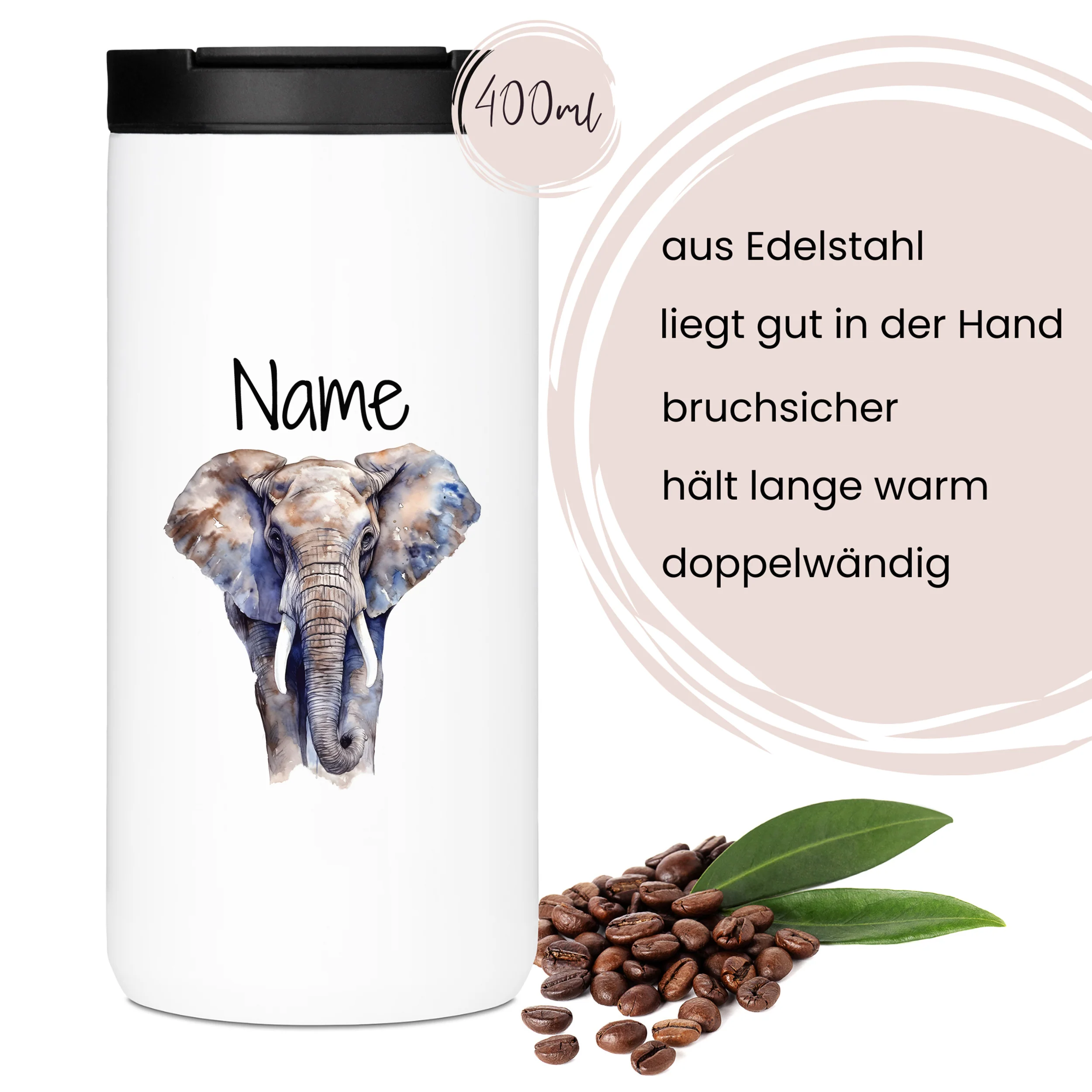 Kaffeebecher Elefant - Image 4