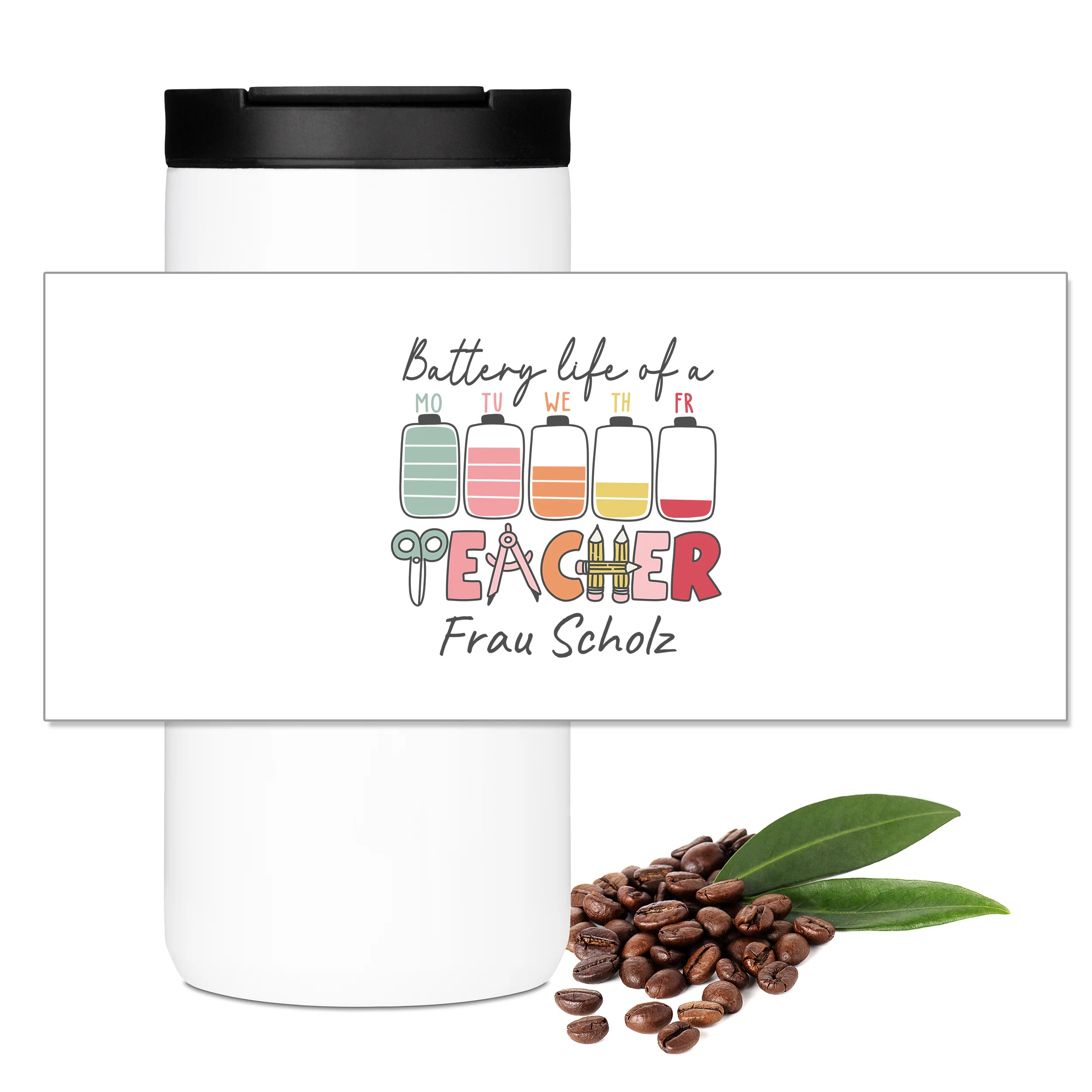 Kaffeebecher für Englisch Lehrerin - Image 3