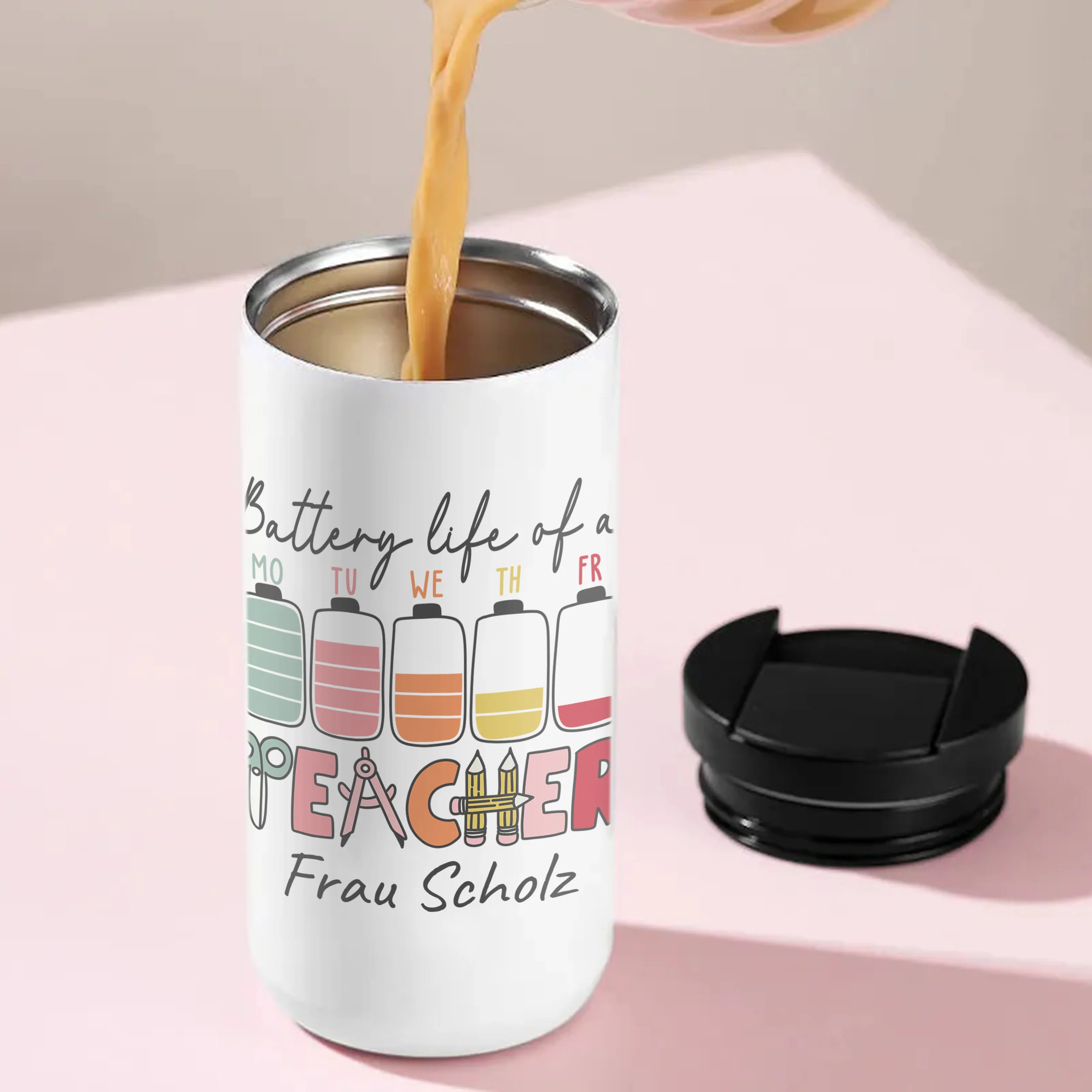Kaffeebecher für Englisch Lehrerin - Image 4