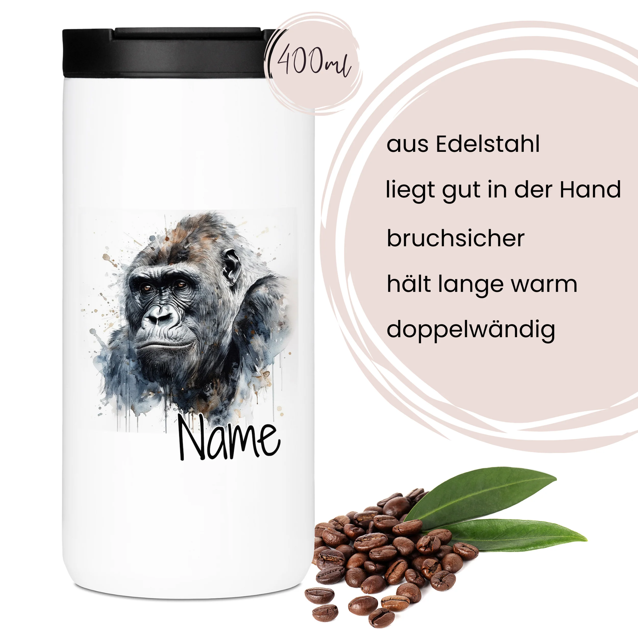 Kaffeebecher Gorilla - Image 4