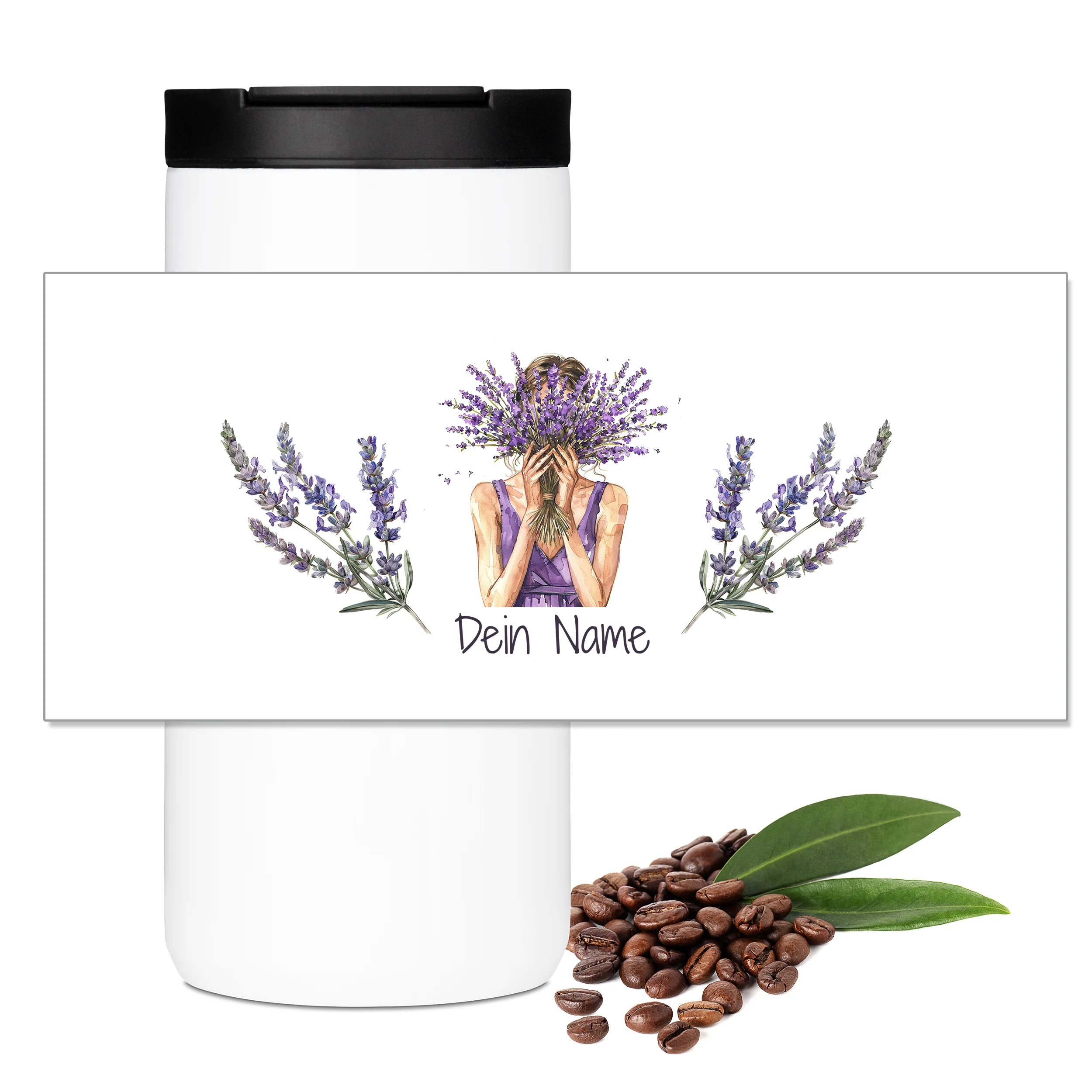 Kaffeebecher Lavendel Motiv - Image 3