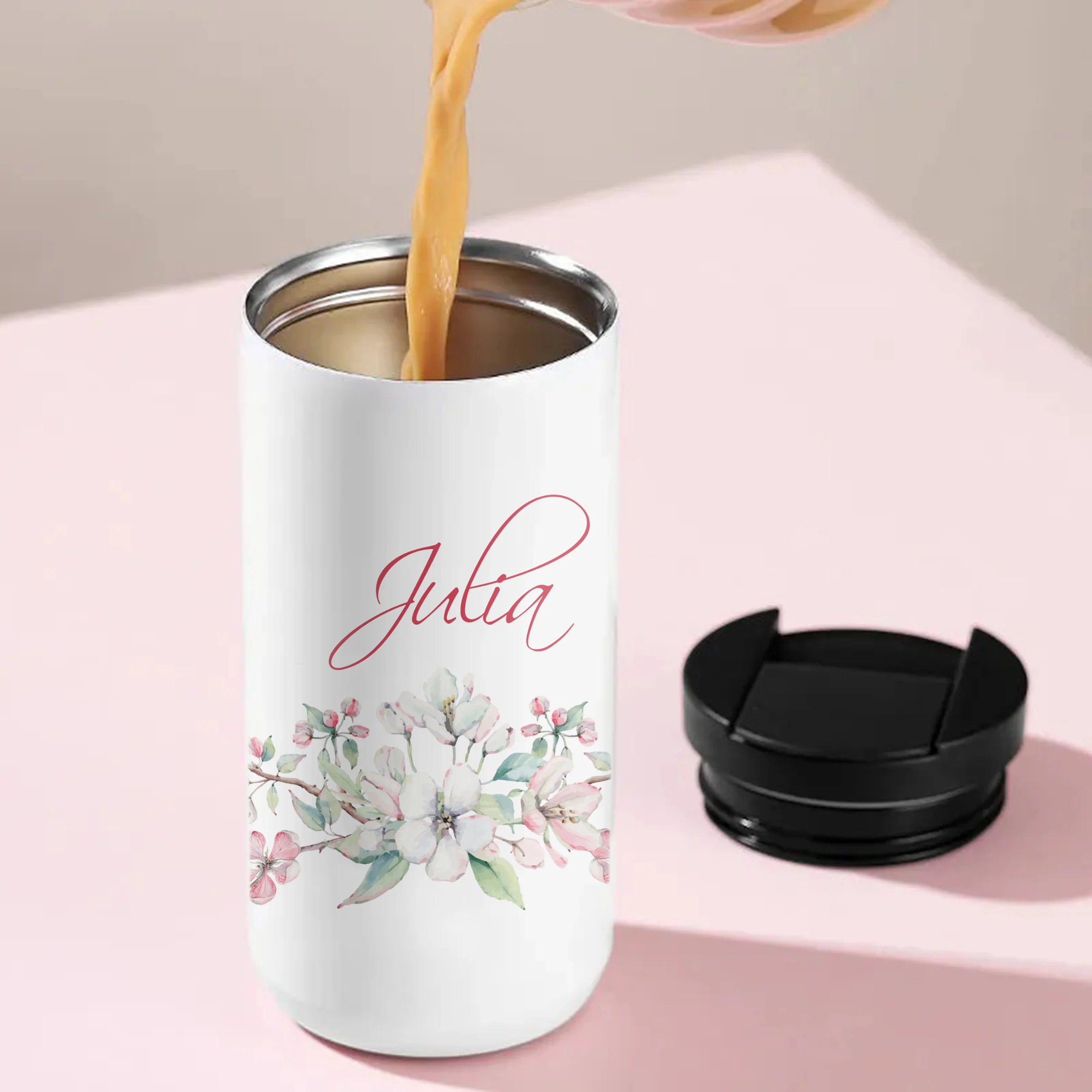 Kaffeebecher mit floralen Akzenten - Image 2