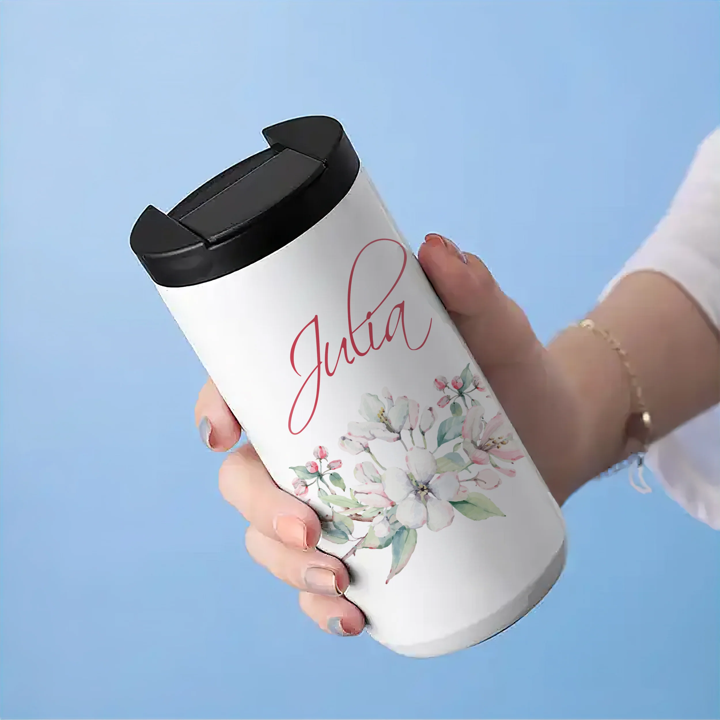Kaffeebecher mit floralen Akzenten - Image 3