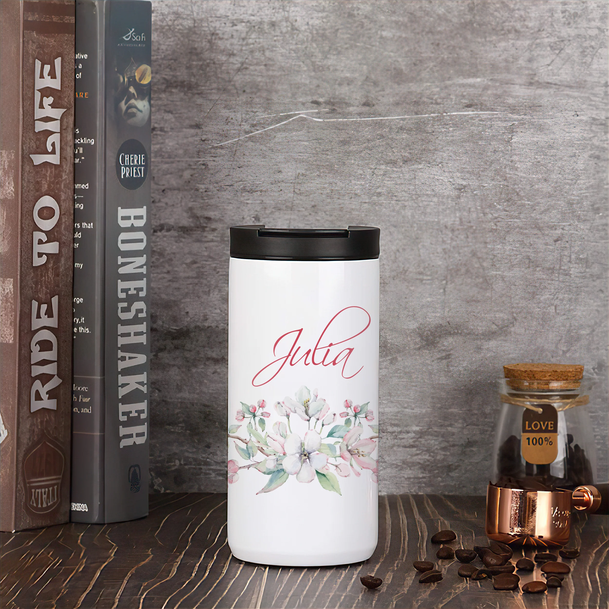 Kaffeebecher mit floralen Akzenten - Image 4