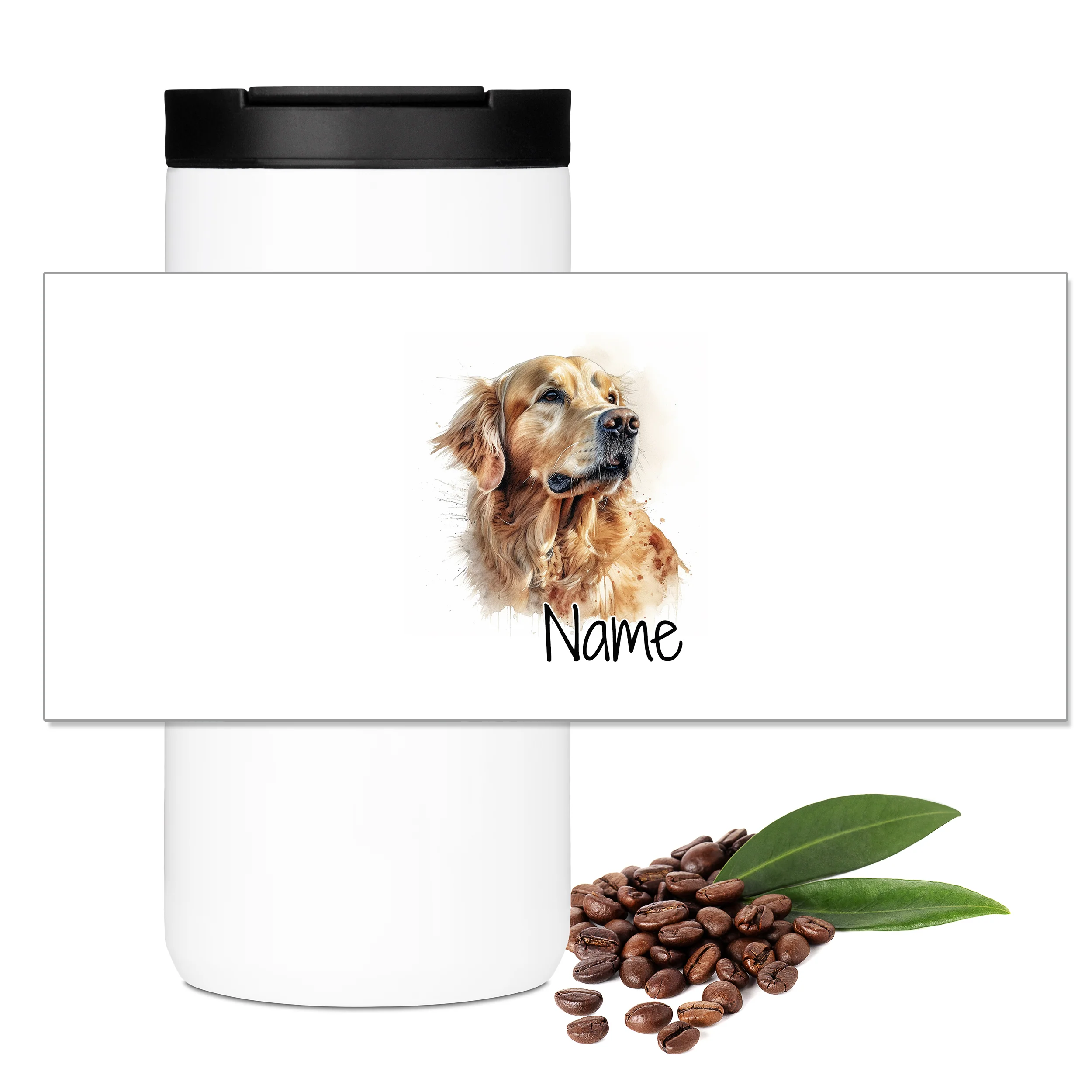 Kaffeebecher mit Golden Retriever - Image 3