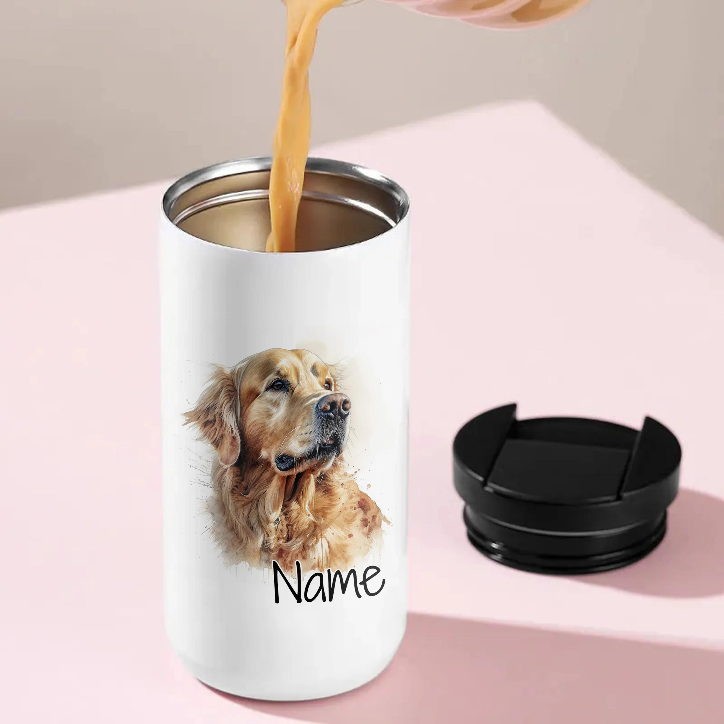 Kaffeebecher mit Golden Retriever - Image 5
