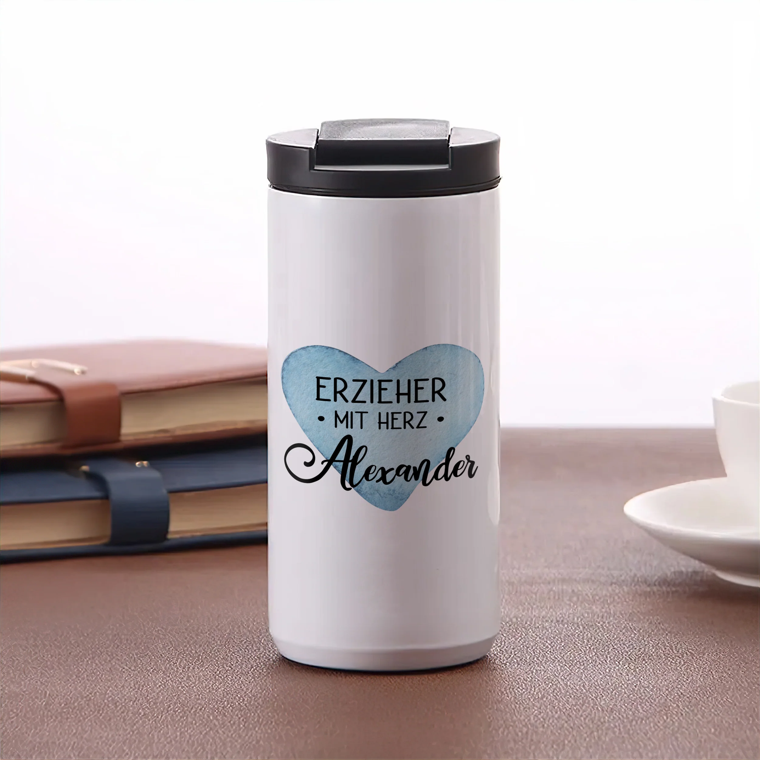Kaffeebecher Erzieher mit Herz - Image 4