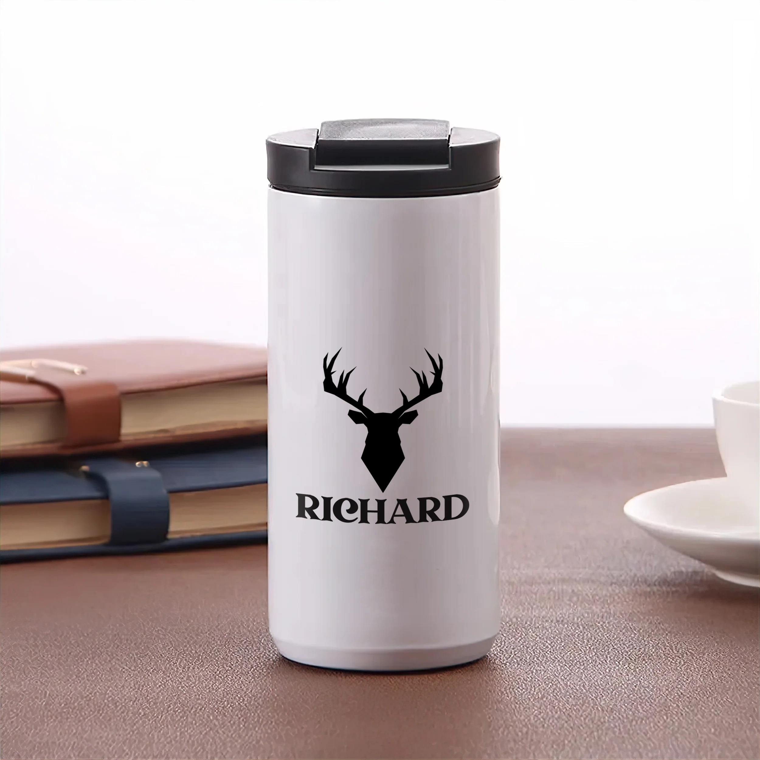 Kaffeebecher mit Hirschmotiv - Für Kaffeeliebhaber unterwegs - Image 5