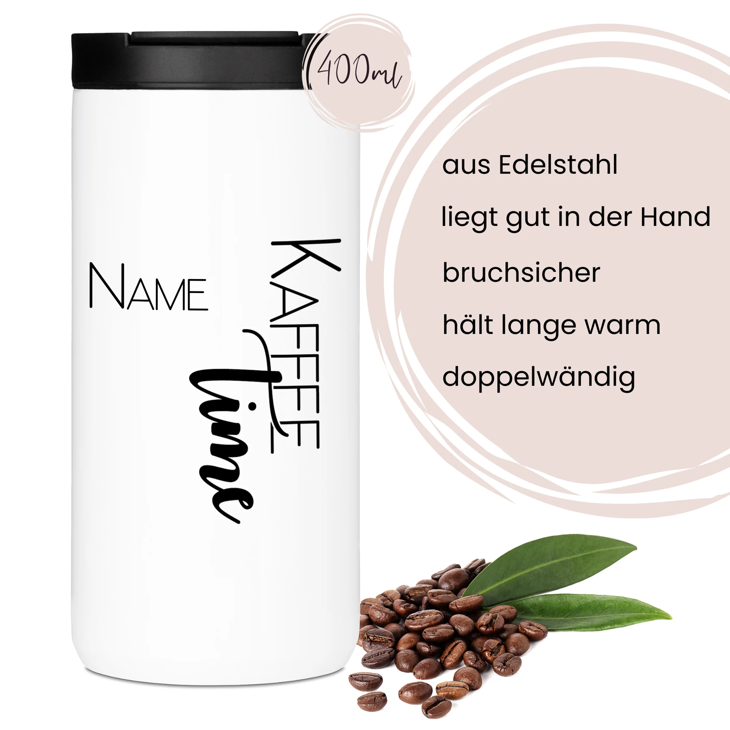 Kaffeebecher mit Notizbuch - Deine kreative Auszeit - Image 3