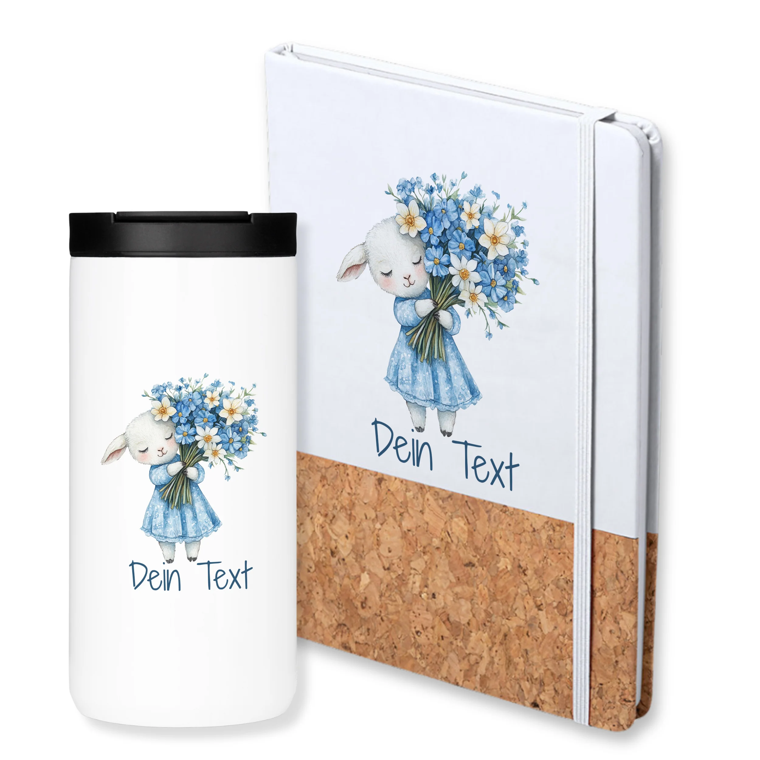 Kaffeebecher mit Notizbuch mit Kaninchen Motiv - Image 2