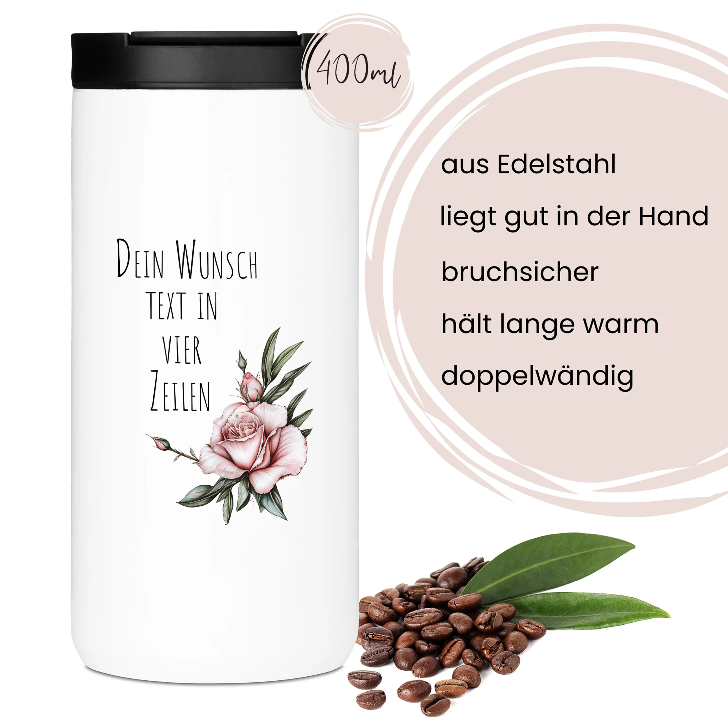 Kaffeebecher mit Notizbuch Set - Kreative Gedanken festhalten - Image 3
