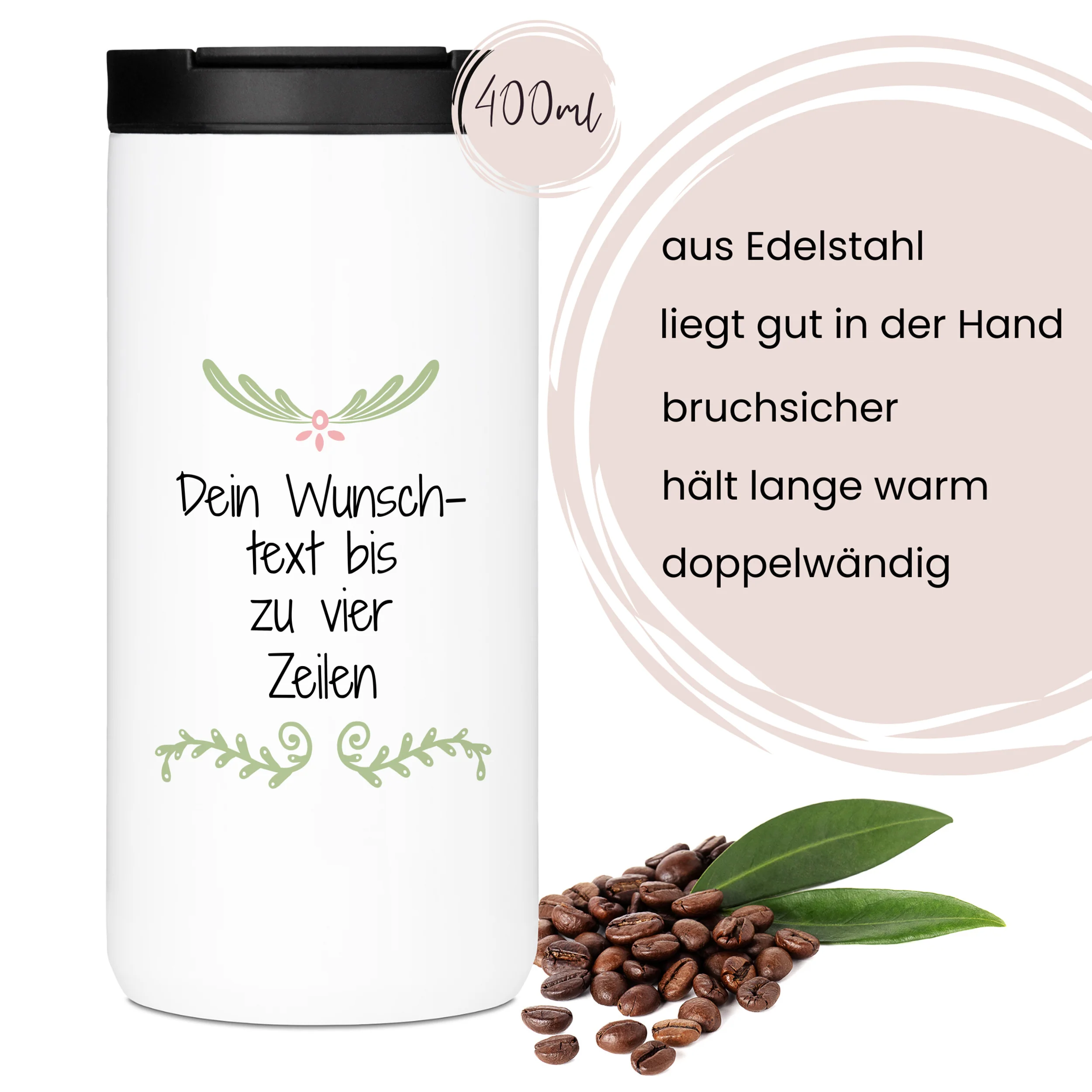 Kaffeebecher mit Notizbuch Set - Image 3