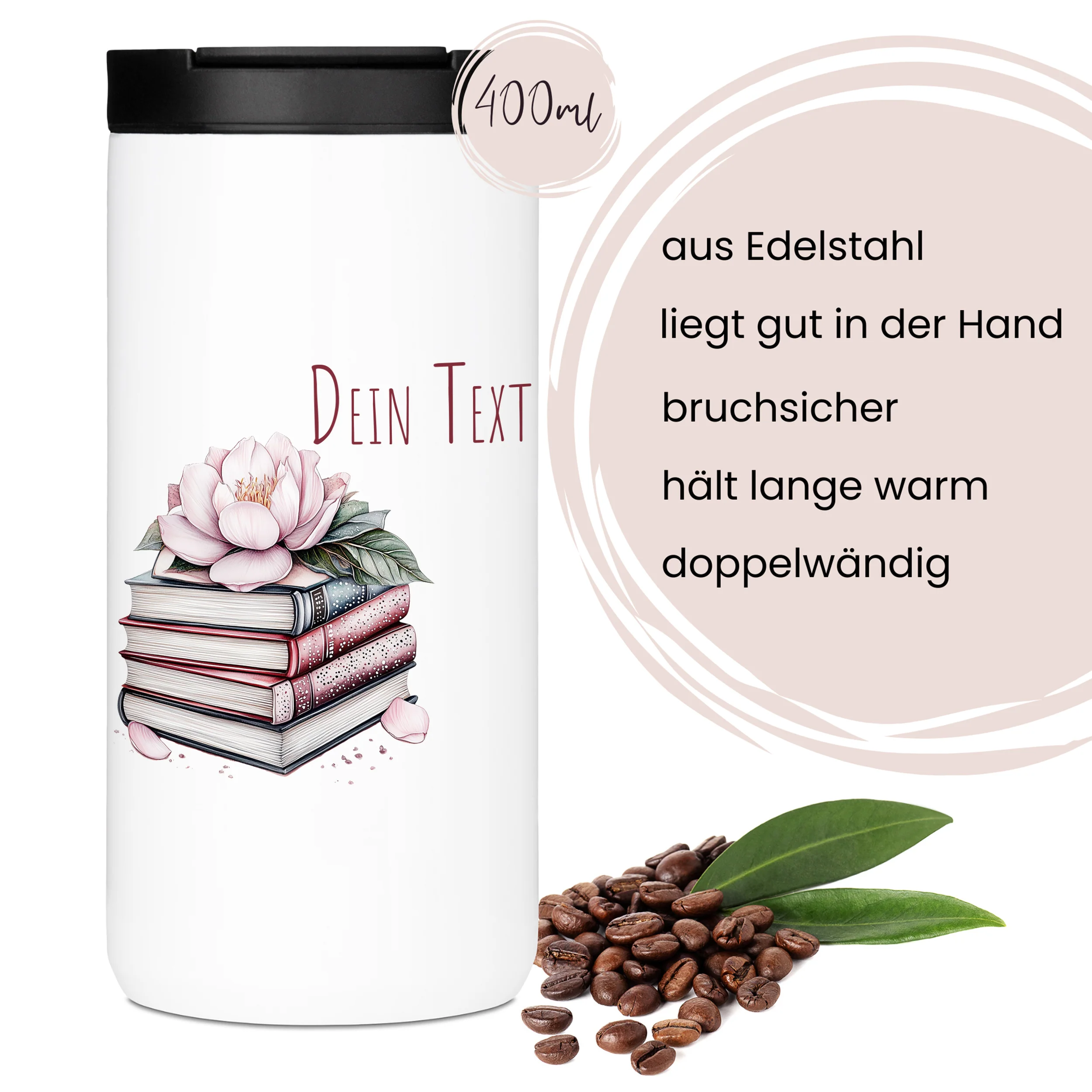 Kaffeebecher mit Notizbuch Set - Kreative Momente festhalten - Image 3