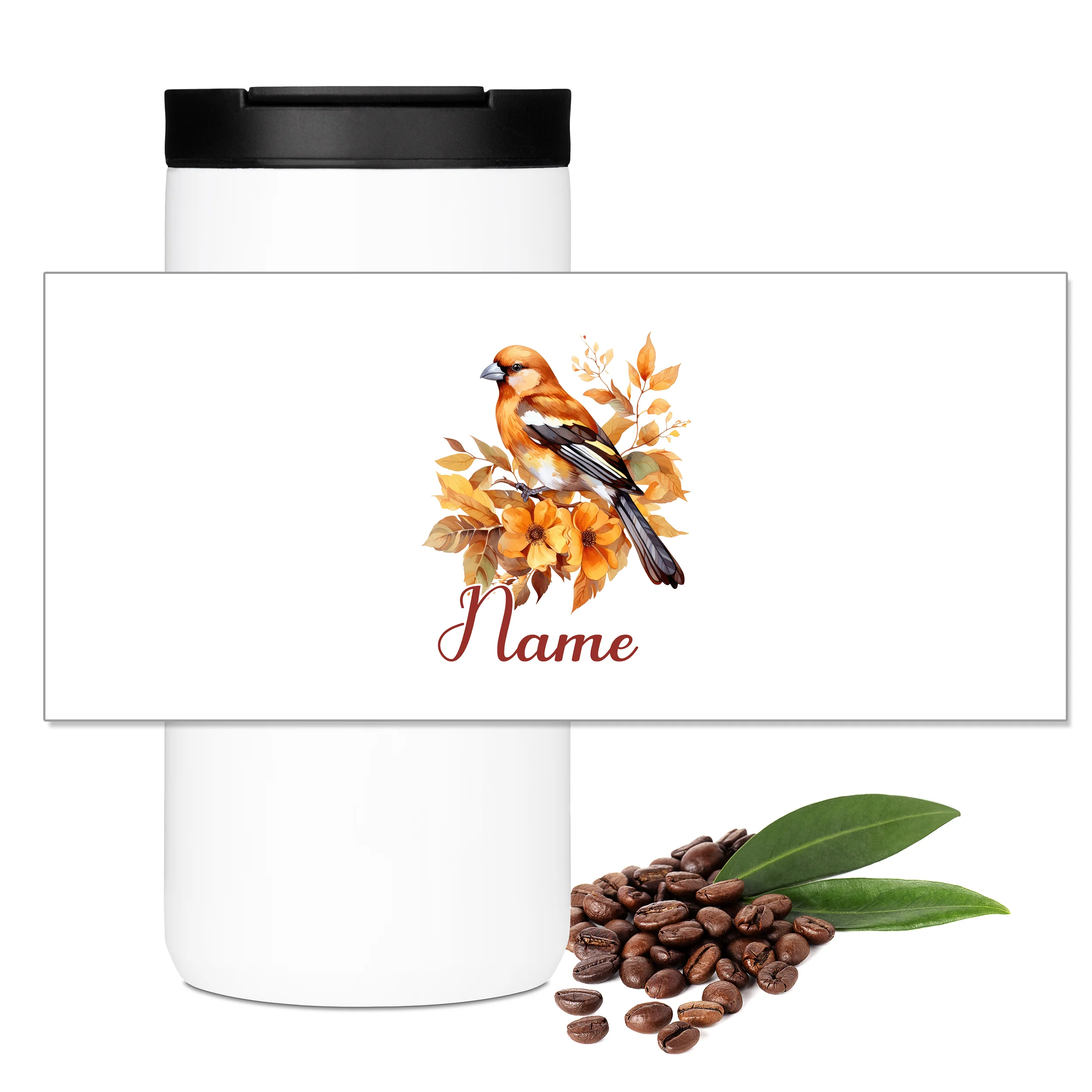Kaffeebecher mit Rotkehlchen - Image 3