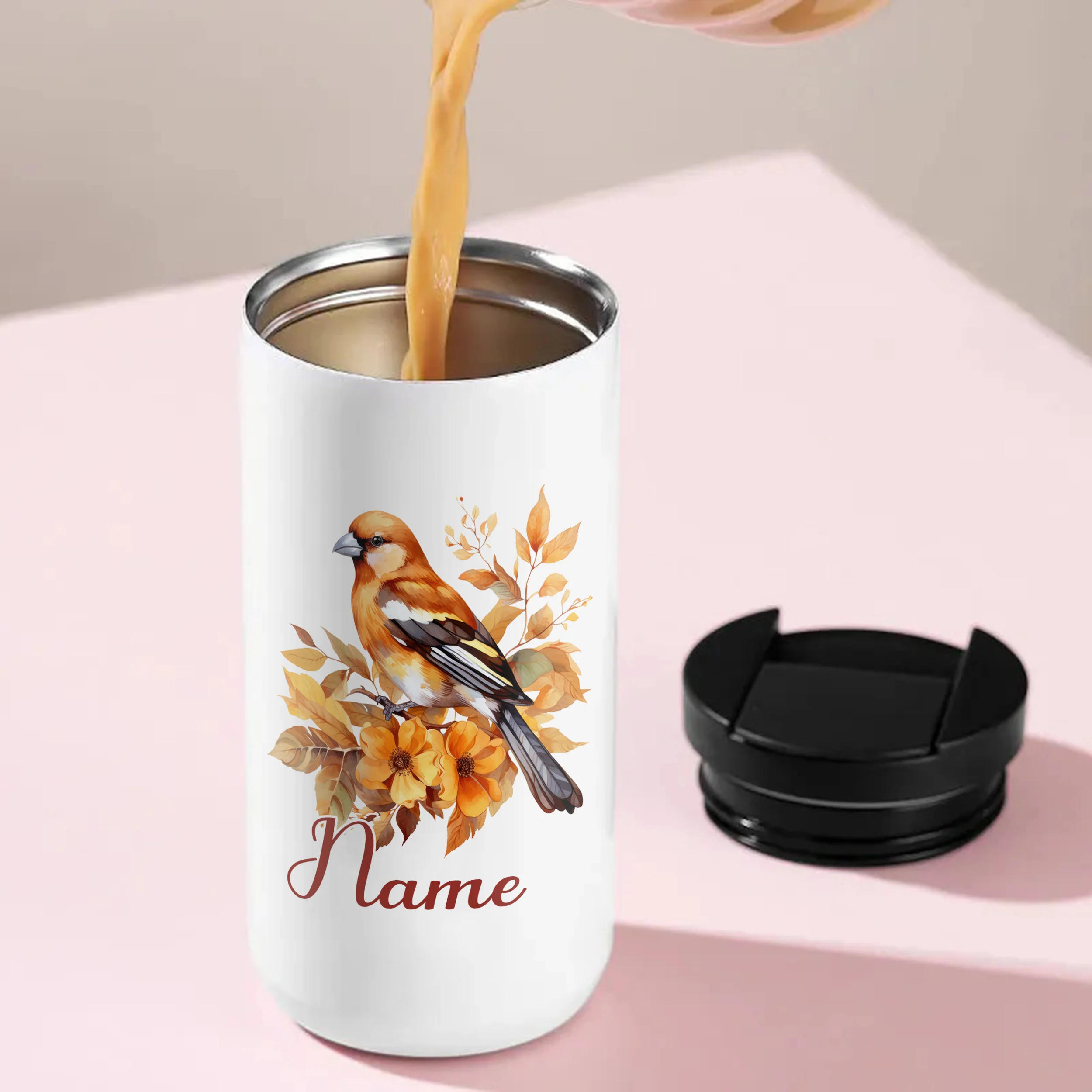 Kaffeebecher mit Rotkehlchen - Image 5