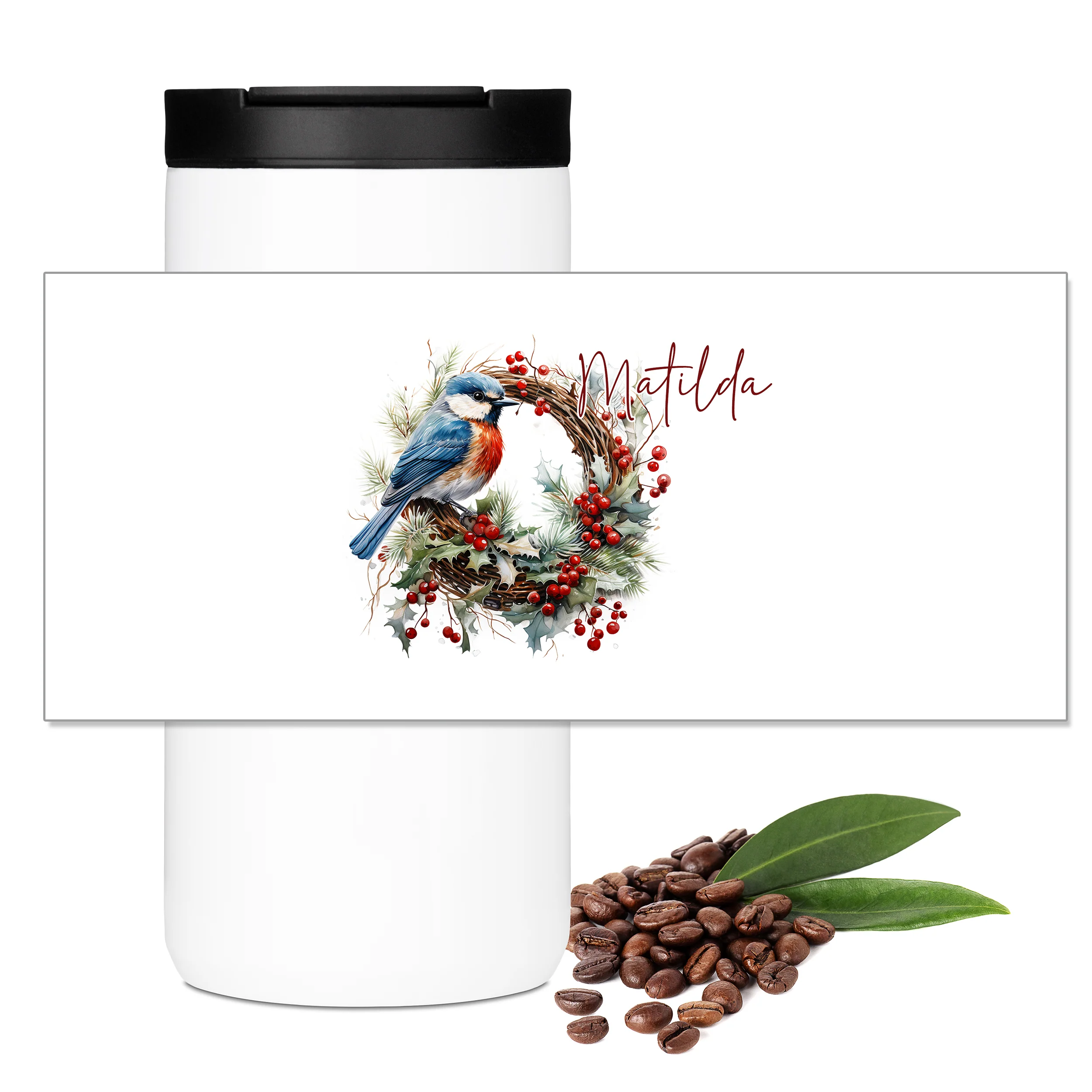 Kaffeebecher mit Rotkehlchen - Für gemütliche Kaffeepausen - Image 3