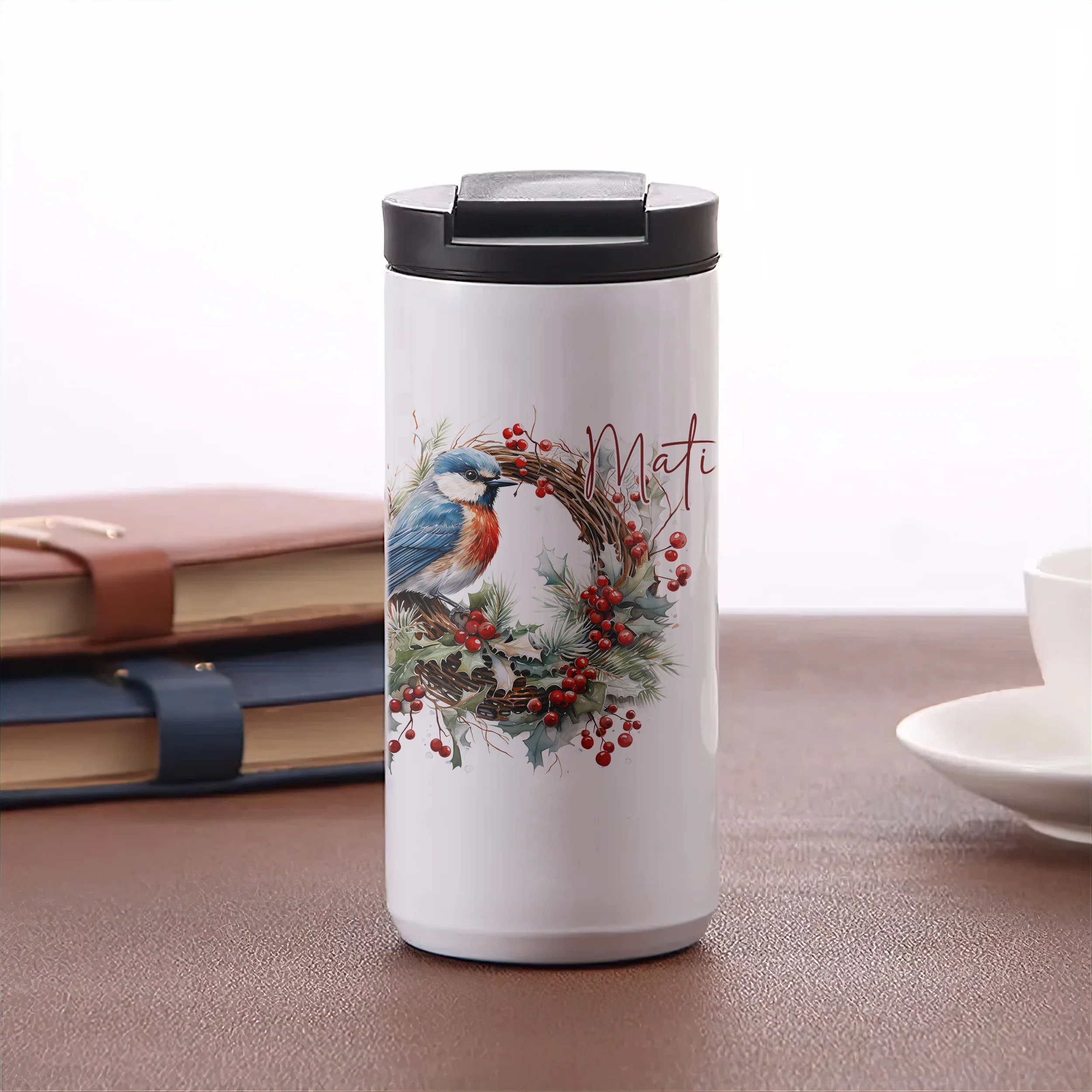 Kaffeebecher mit Rotkehlchen - Für gemütliche Kaffeepausen - Image 4