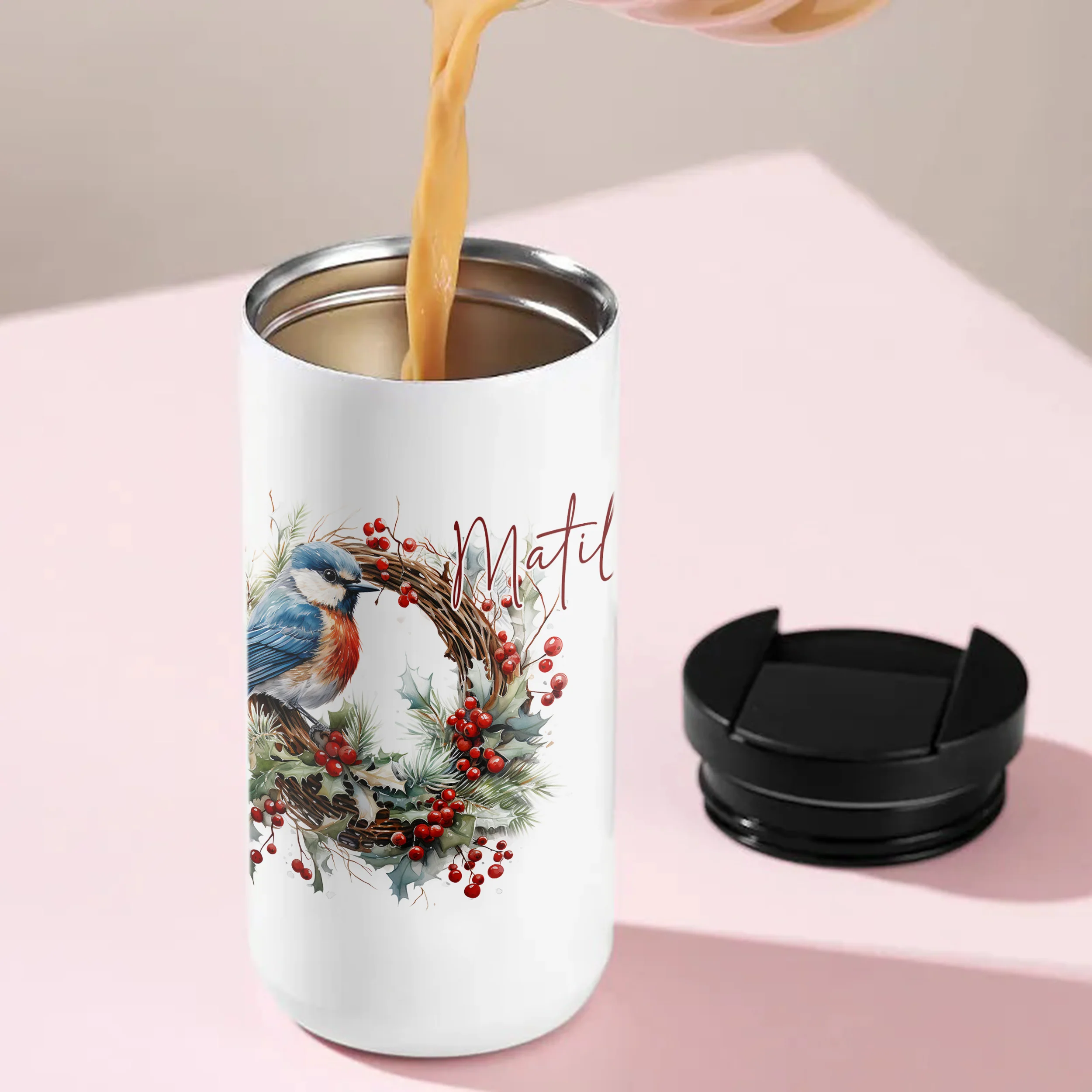Kaffeebecher mit Rotkehlchen - Für gemütliche Kaffeepausen - Image 5