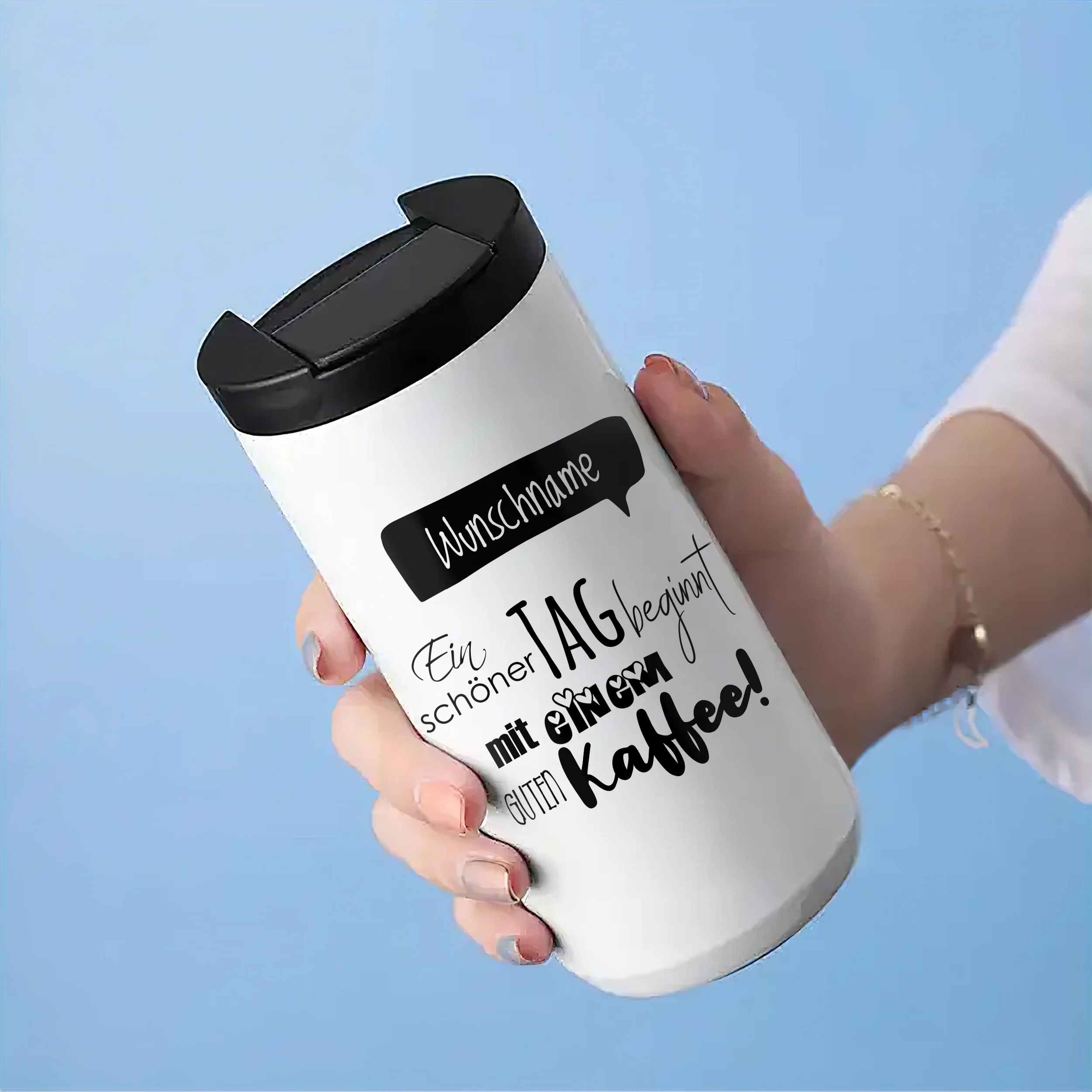 Kaffeebecher mit Wunschname - Starte deinen Tag perfekt - Image 3