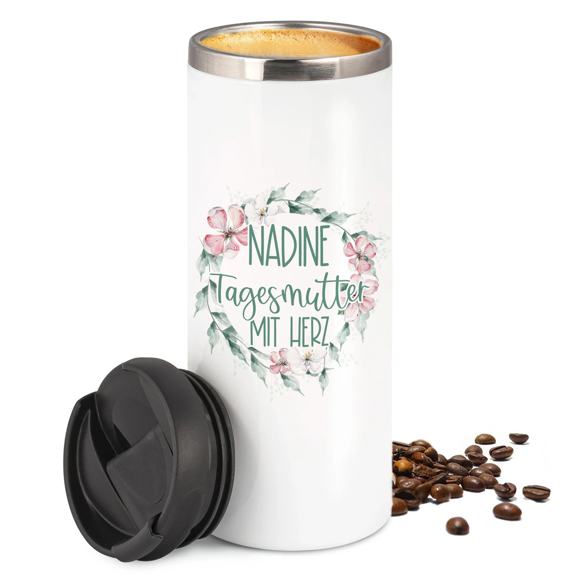 Kaffeebecher Tagesmutter mit Herz - Image 3