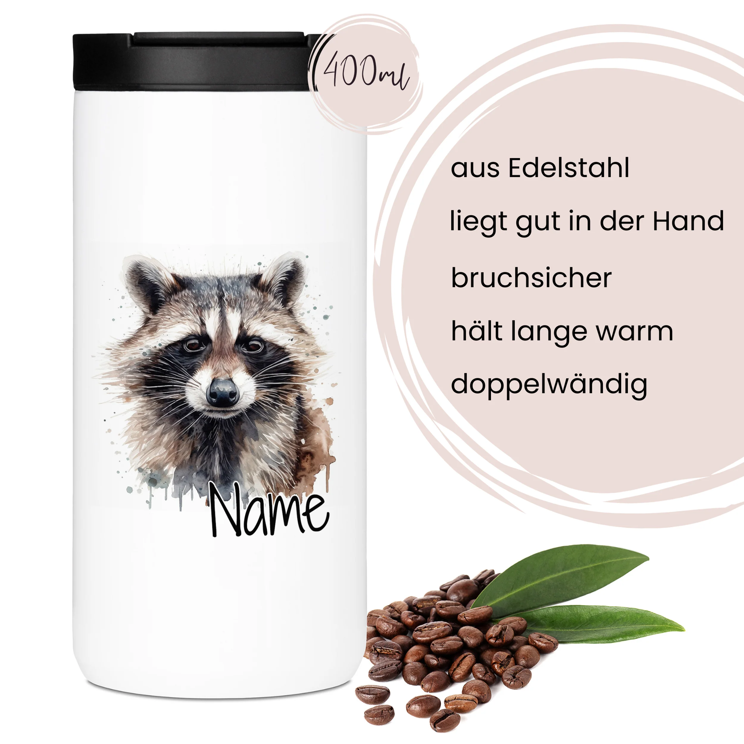 Kaffeebecher Waschbär - Image 4