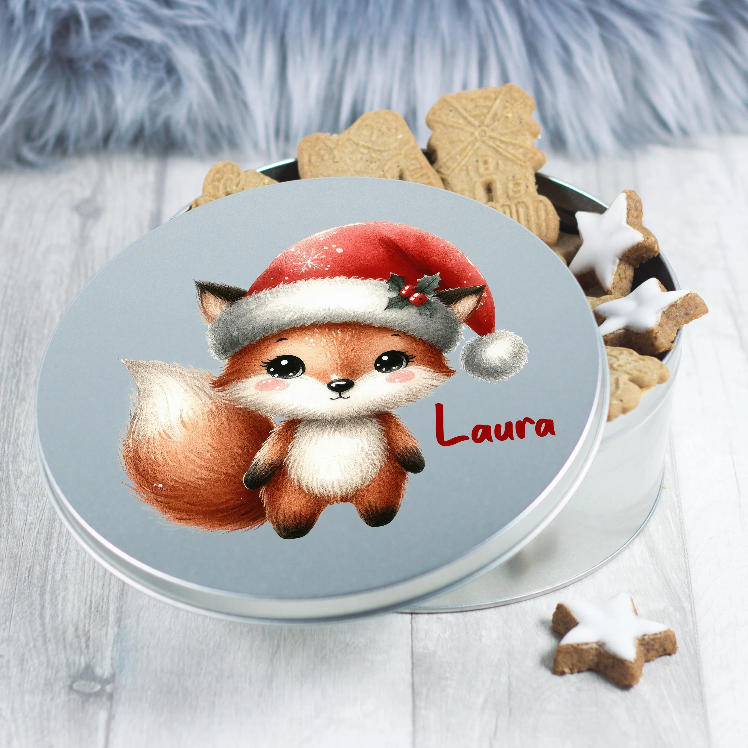 Keksdose Fuchs mit Weihnachtsmütze - Für süße Momente - Image 2