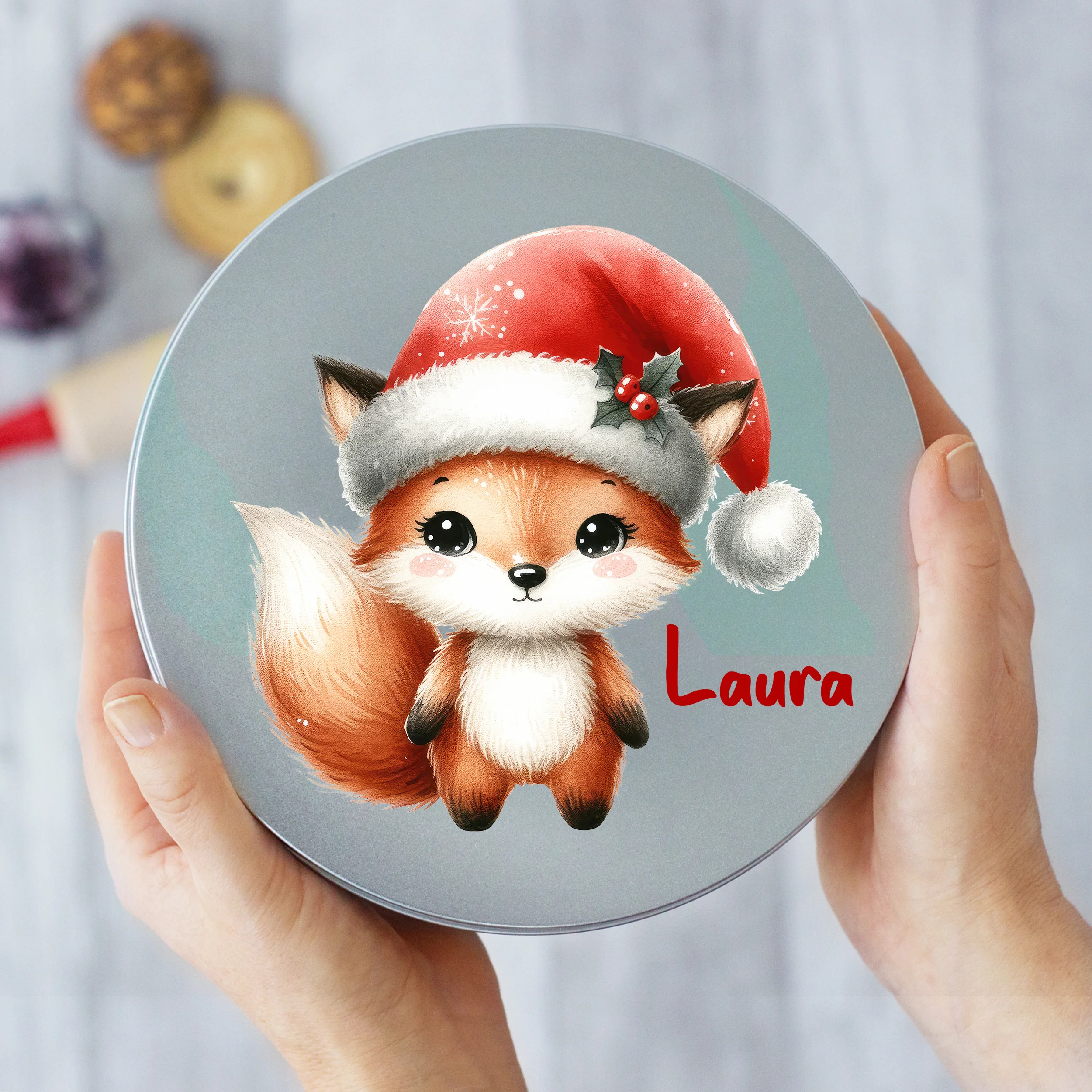 Keksdose Fuchs mit Weihnachtsmütze - Für süße Momente - Image 3