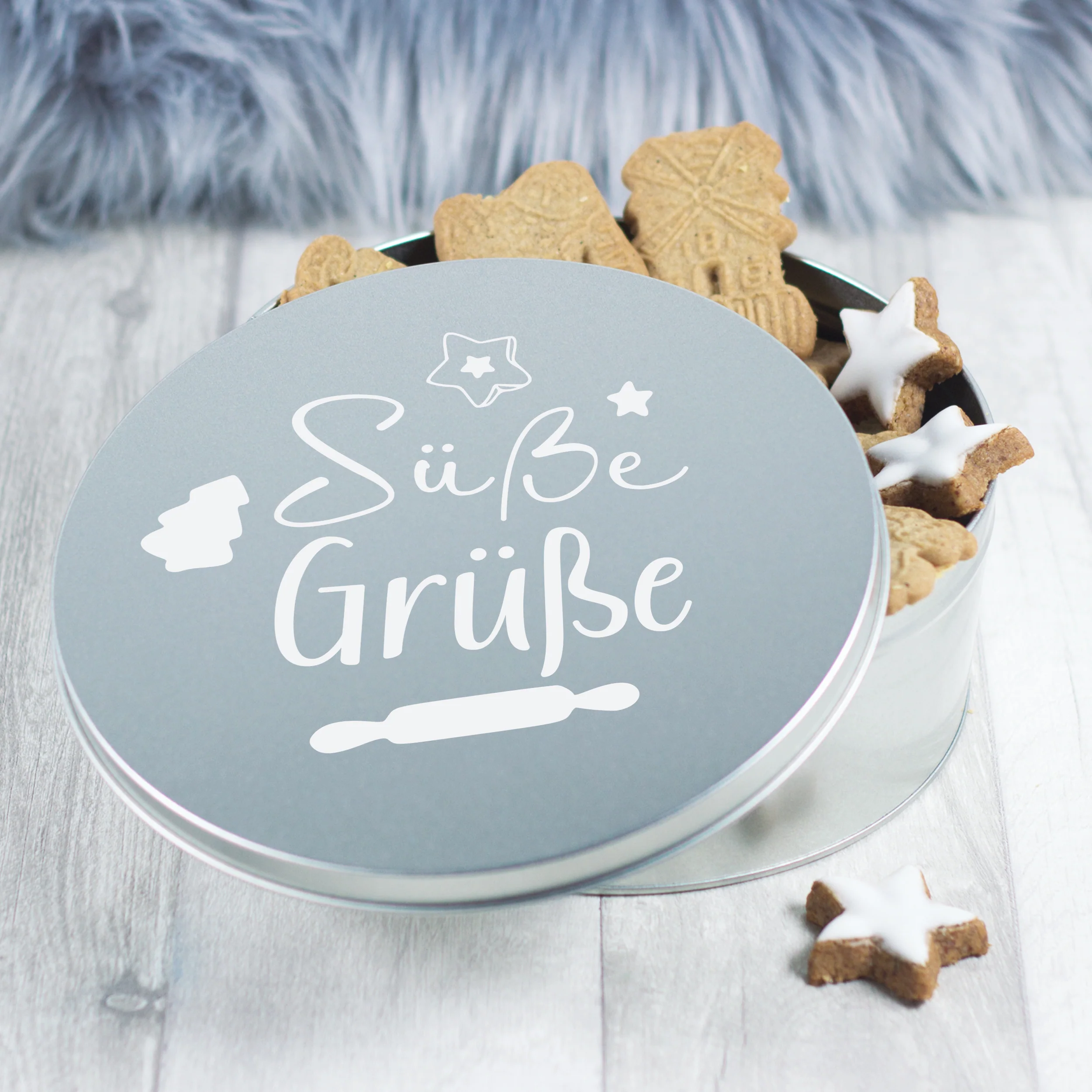 Keksdose mit süßen Grüßen - Für Naschkatzen und Freunde - Image 2