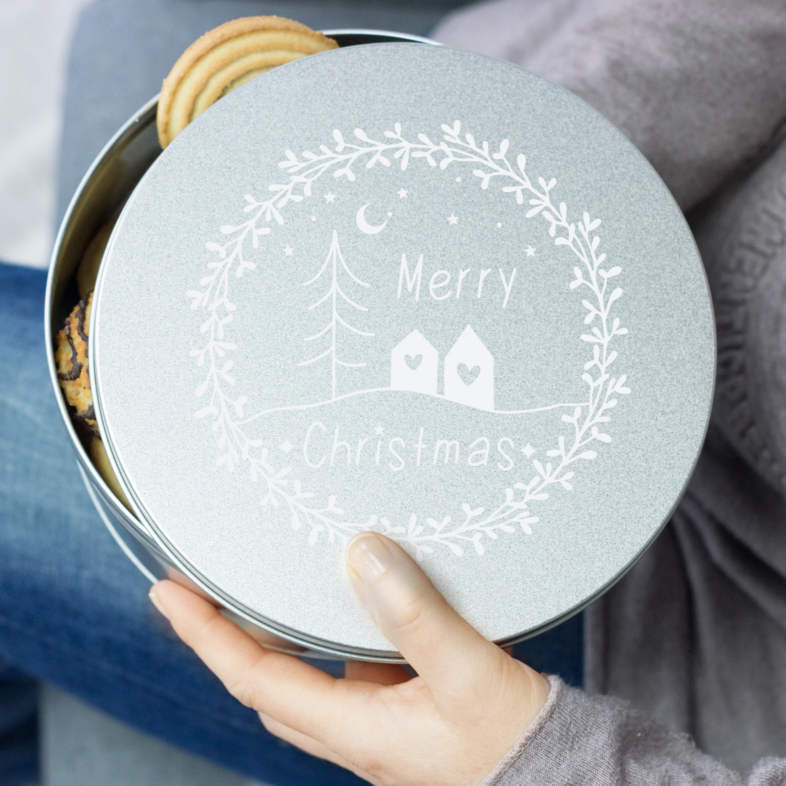 Keksdose mit Weihnachtsmotiv - Für besinnliche Festtage - Image 3
