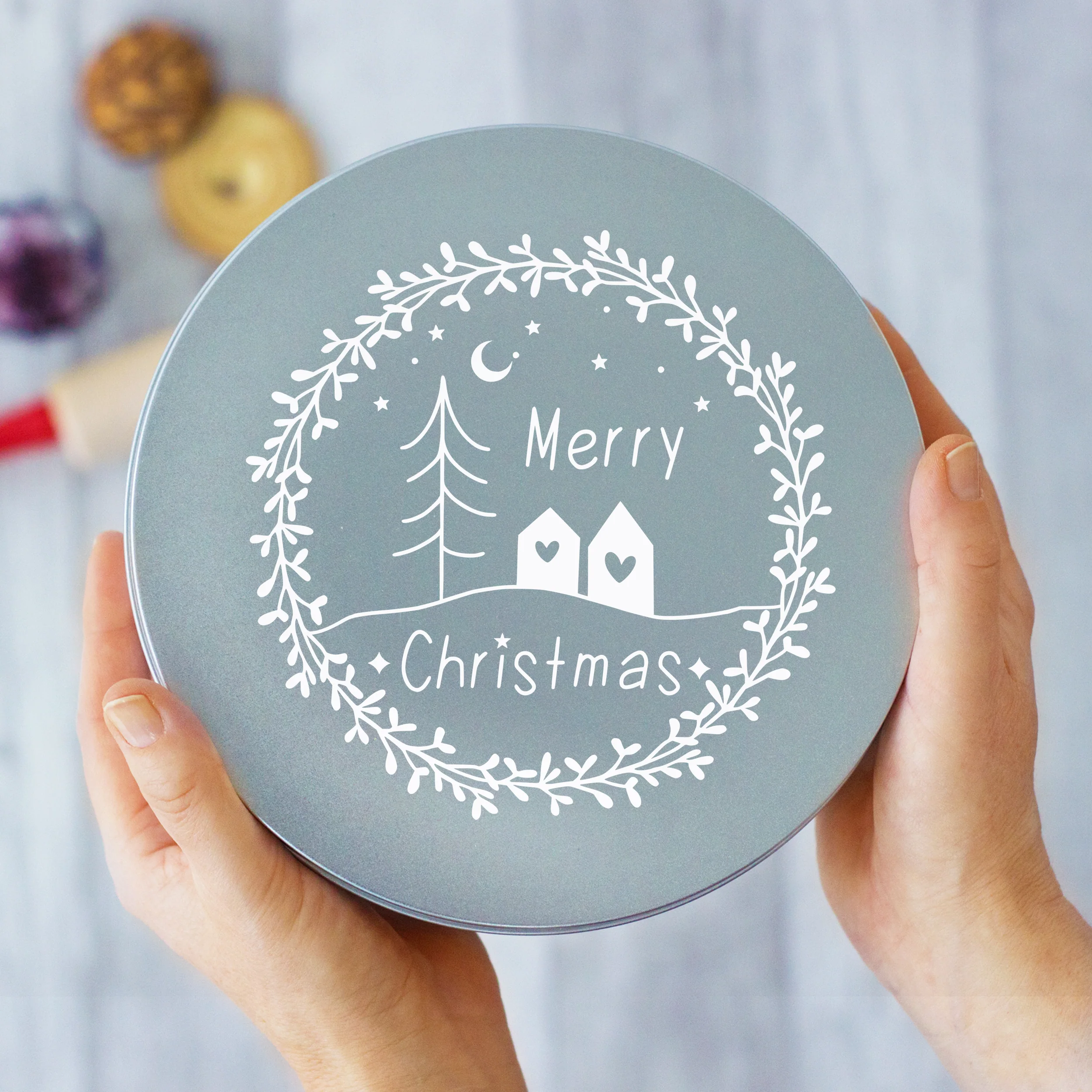 Keksdose mit Weihnachtsmotiv - Für besinnliche Festtage - Image 4