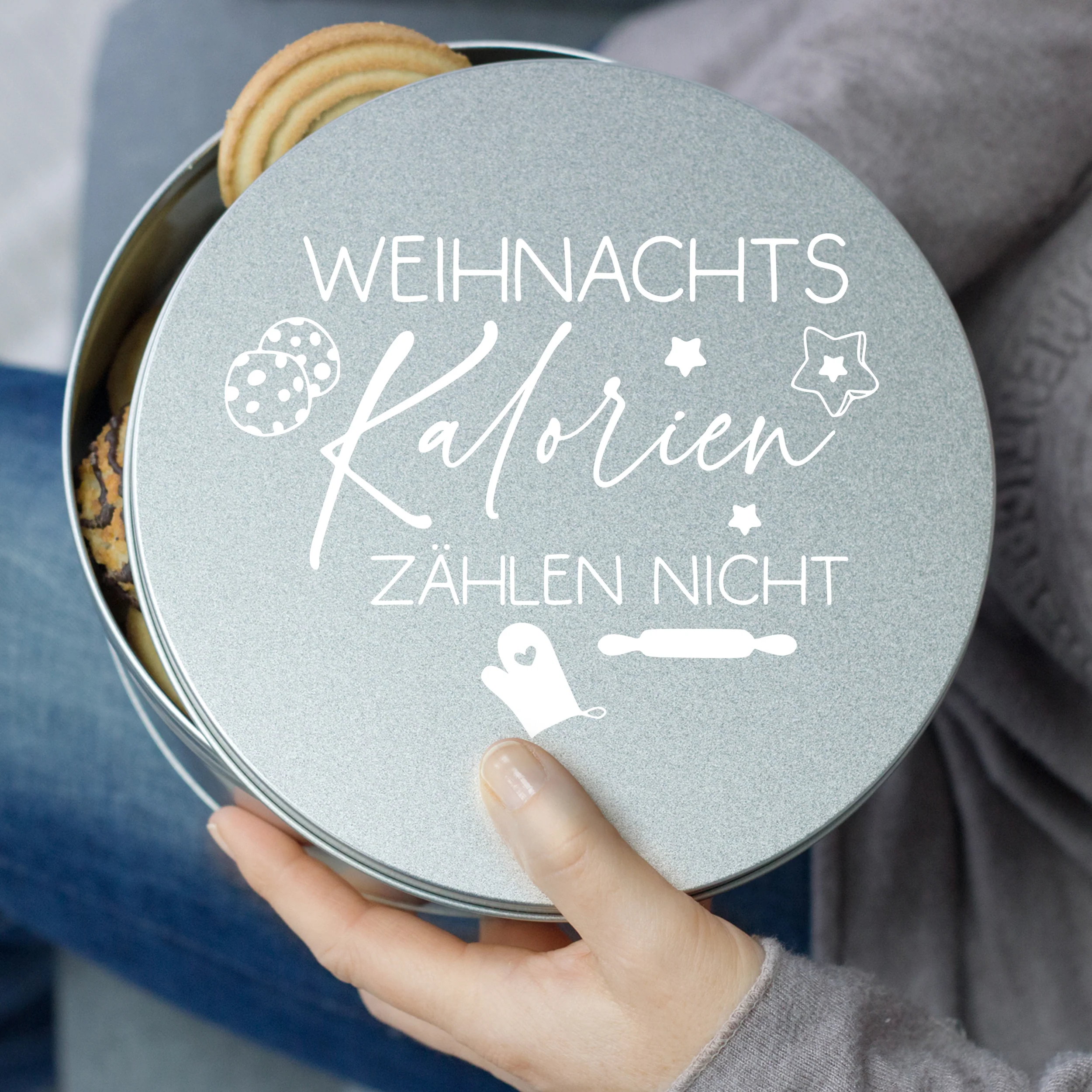 Keksdose Weihnachten - Kalorien zählen nicht! - Image 3