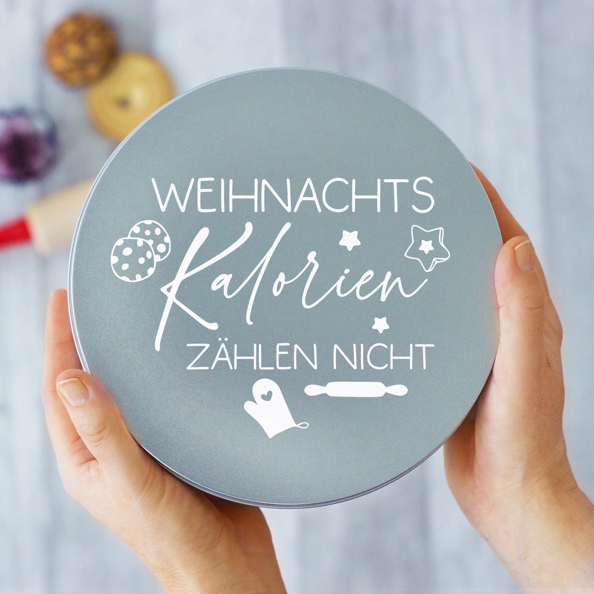 Keksdose Weihnachten - Kalorien zählen nicht! - Image 4