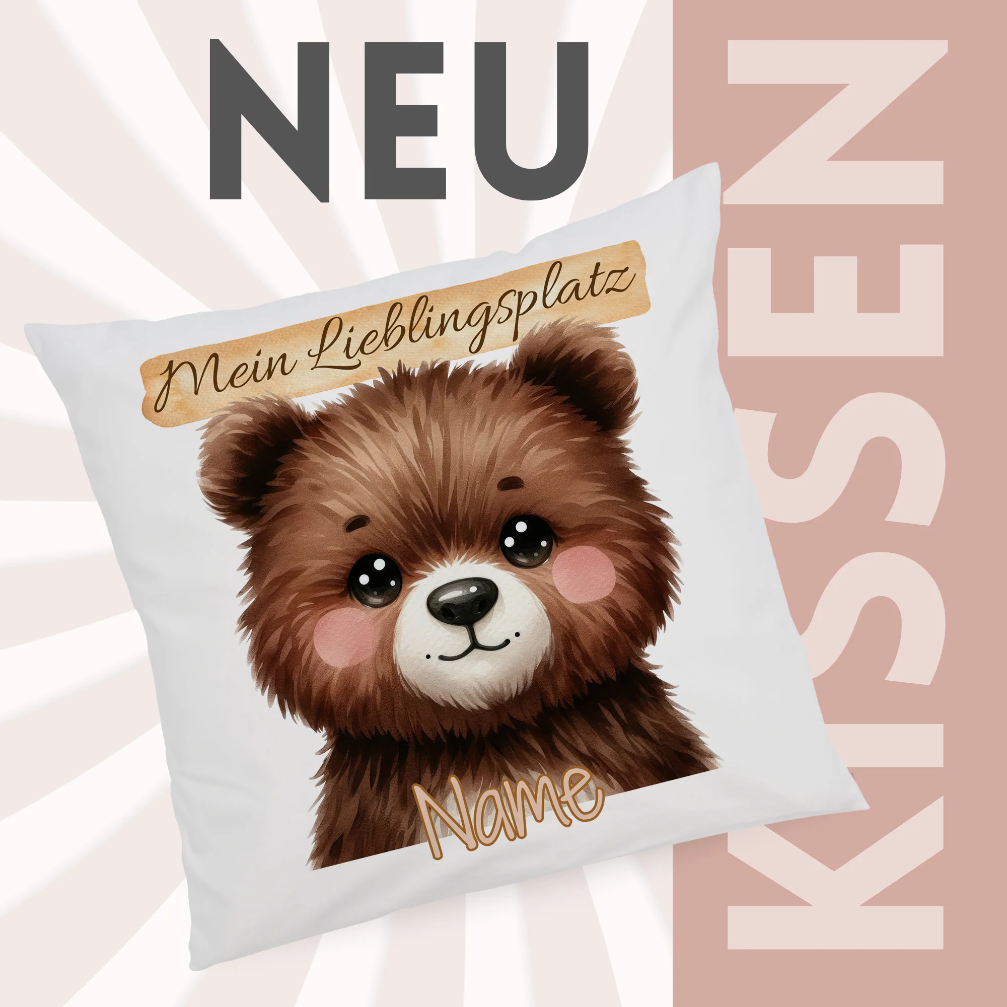 Kissenbezug Bär Lieblingsplatz - Image 2